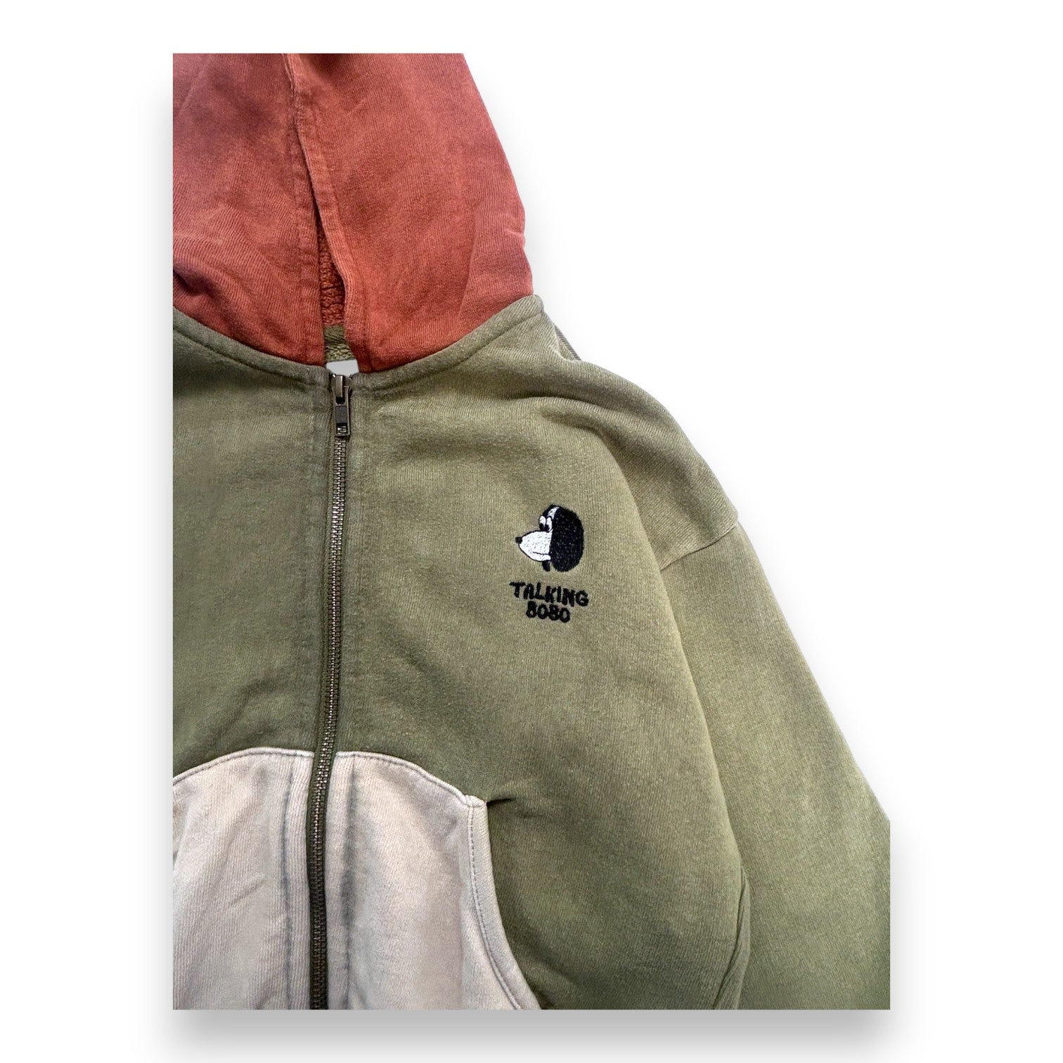 BOBO CHOSES - Green zip-up jacket - 6 years
