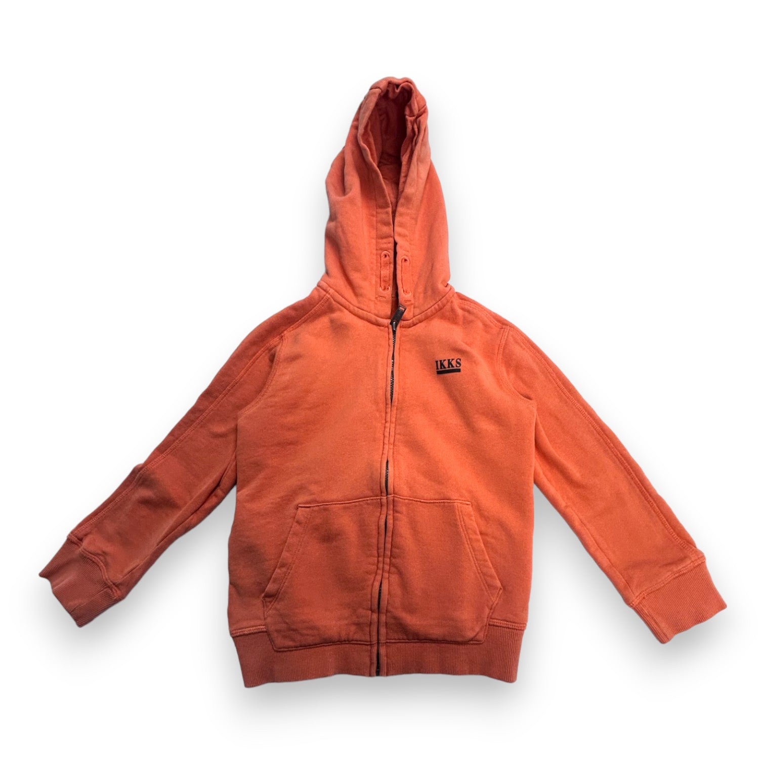 IKKS - Orange zip-up jacket - 5 years