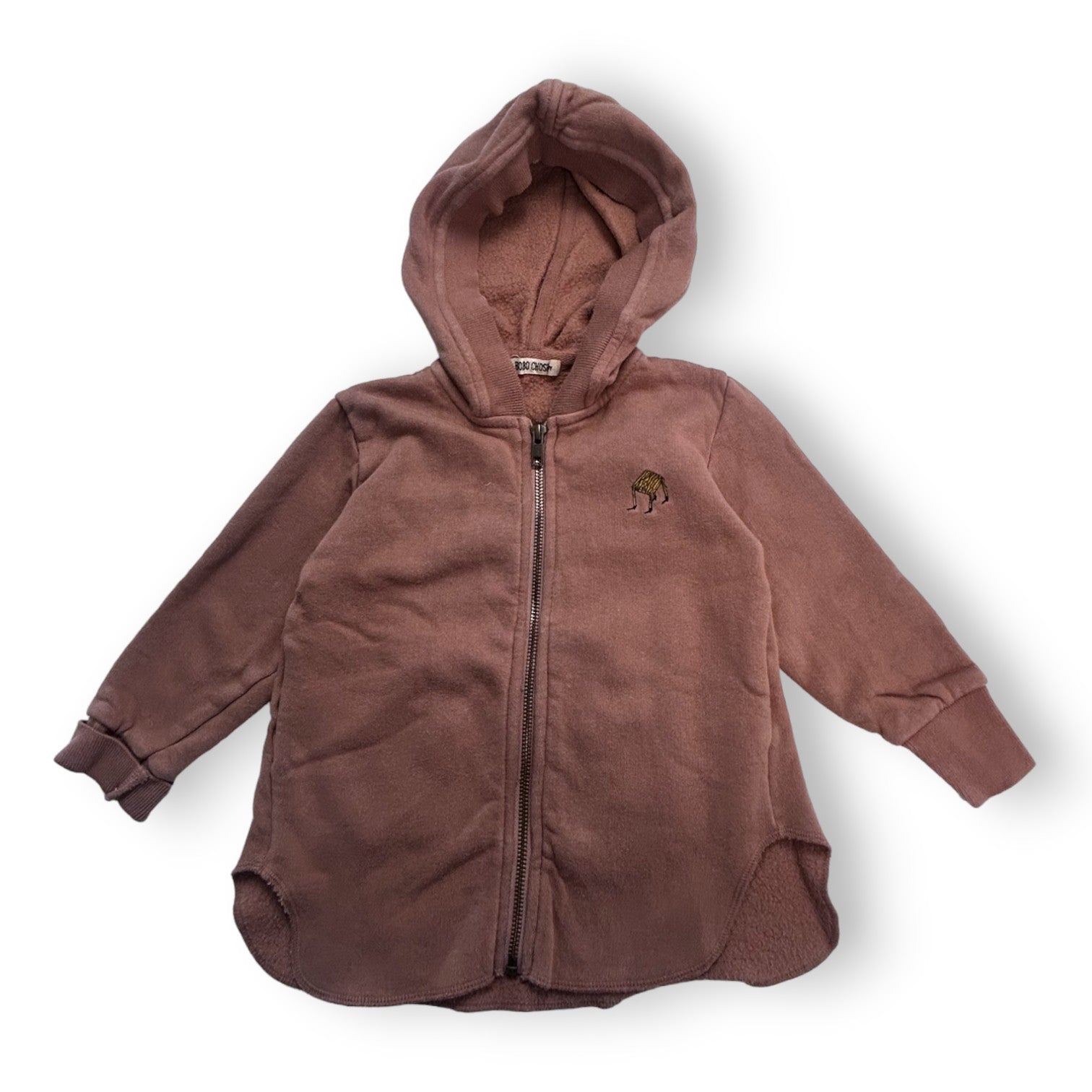 BOBO CHOSES - Brown zip-up jacket - 3 years