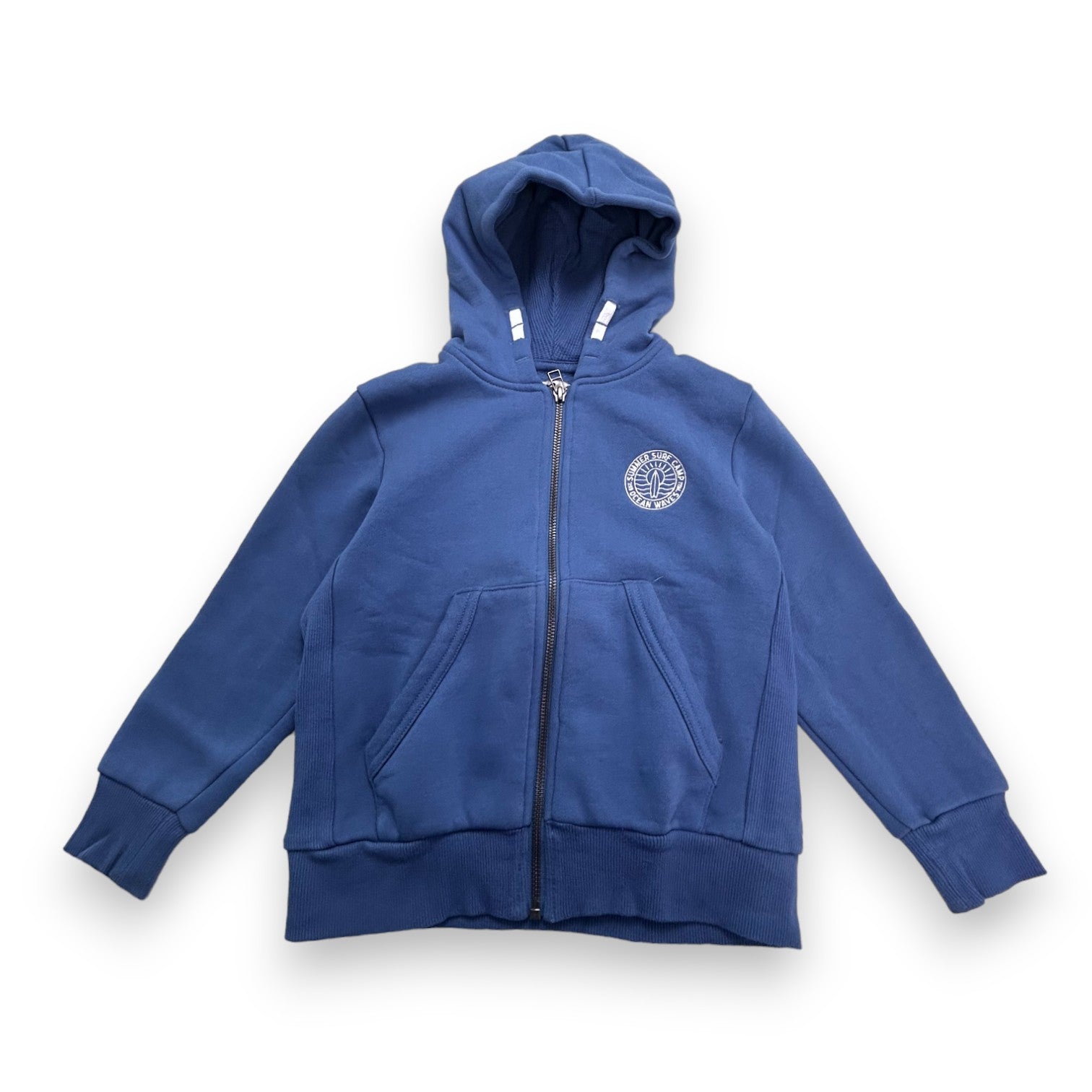 CYRILLUS - Blue zip-up jacket - 6 years