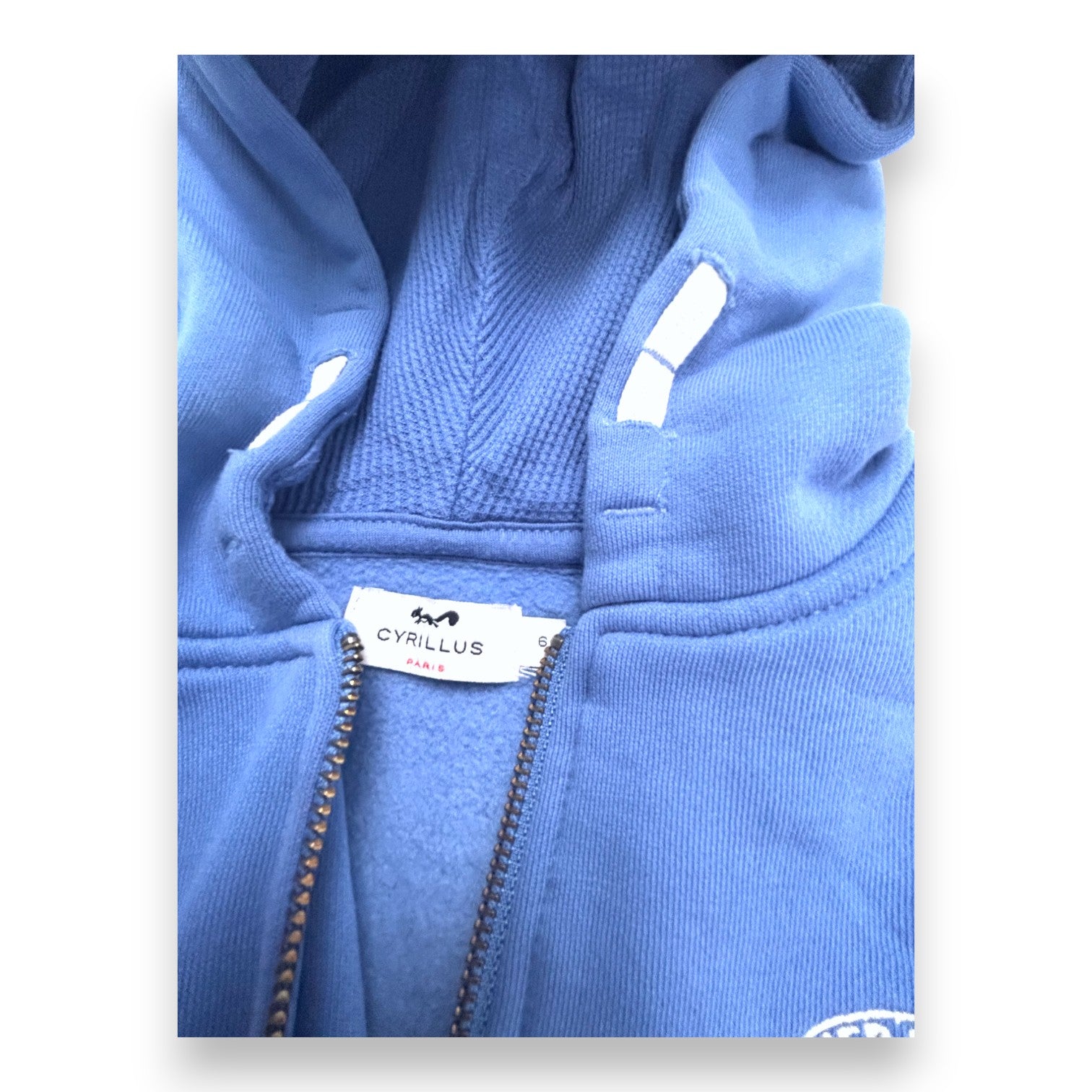 CYRILLUS - Veste bleue à zip - 6 ans