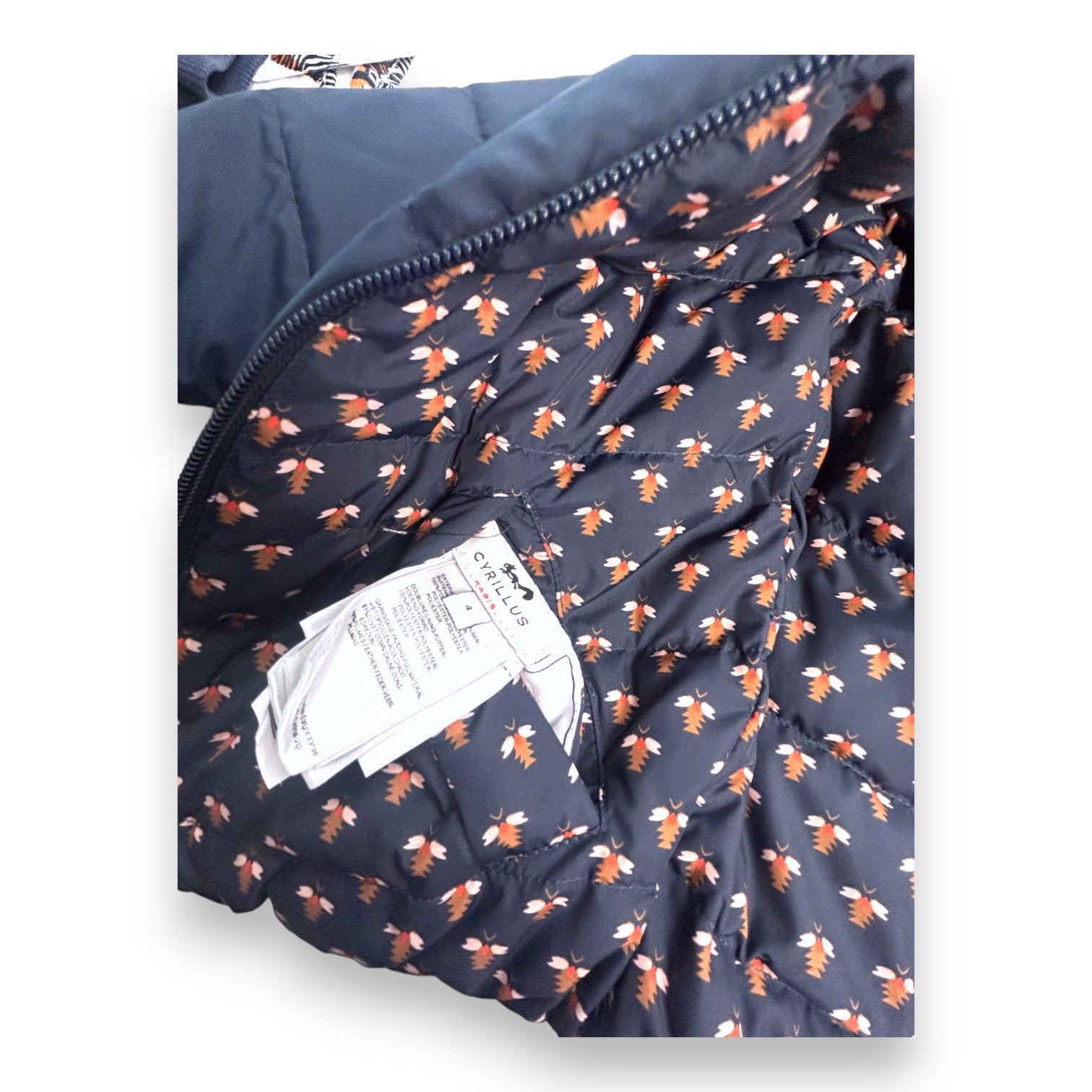 CYRILLUS - Wendbare Daunenjacke - 4 Jahre