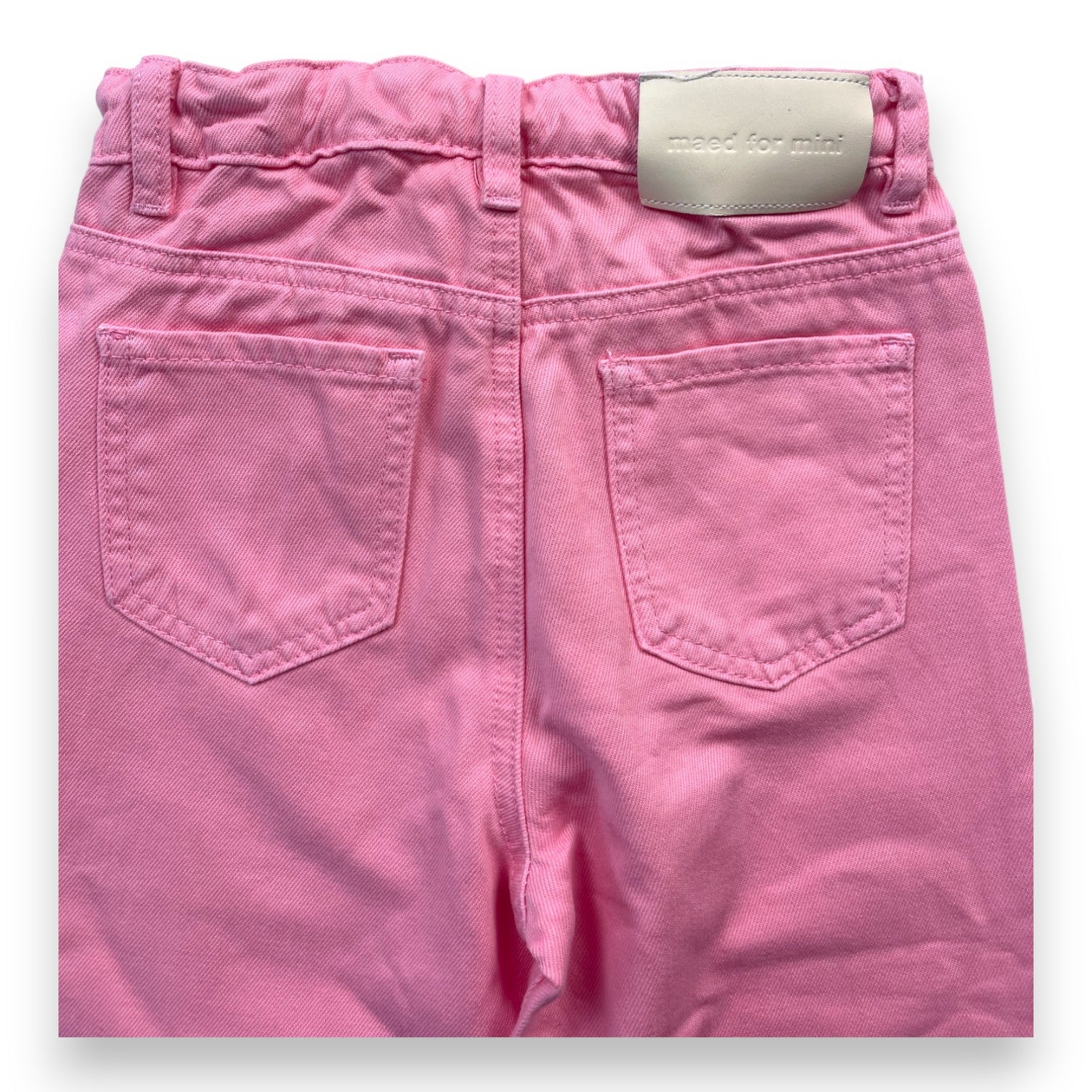 MAED FOR MINI - Pink straight jeans - 8 years