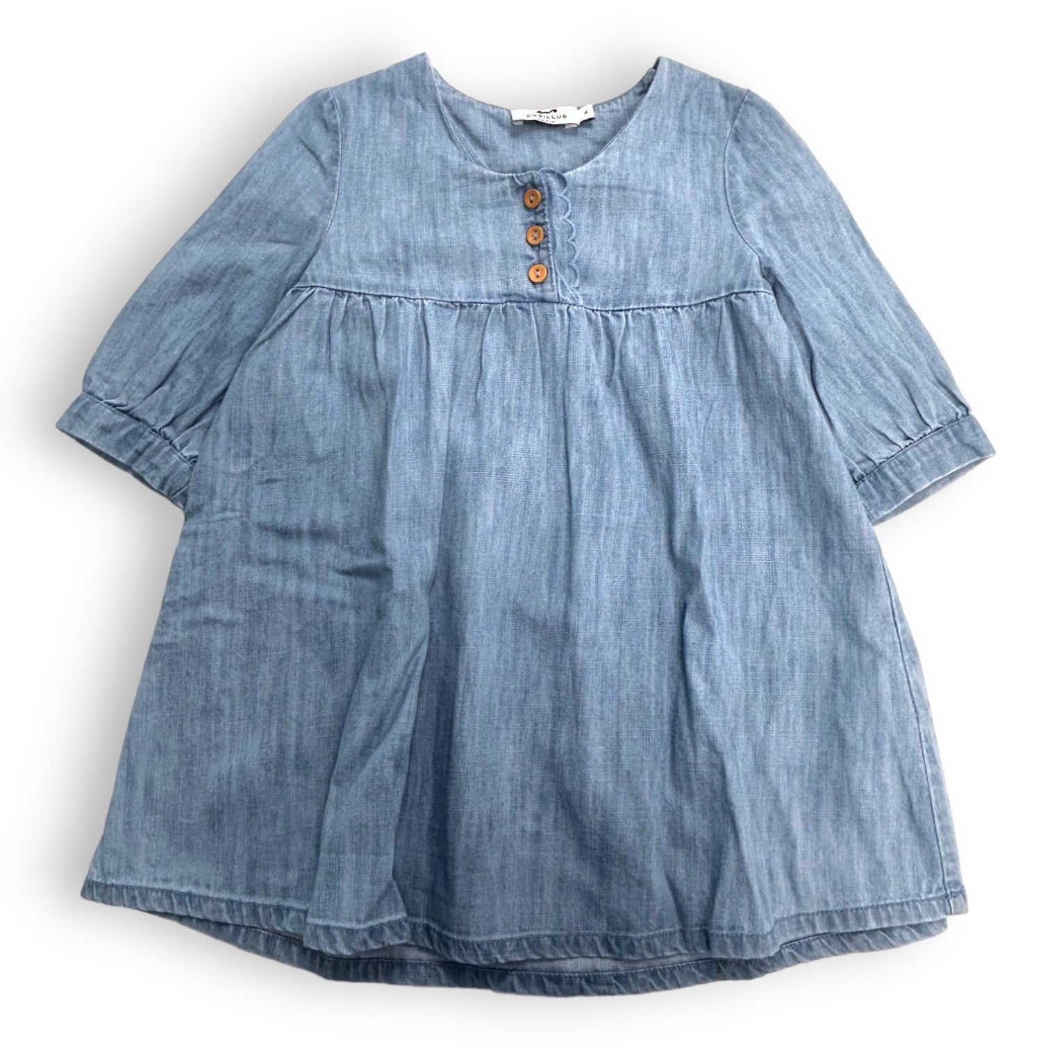 CYRILLUS - Long-sleeved denim dress - 4 years