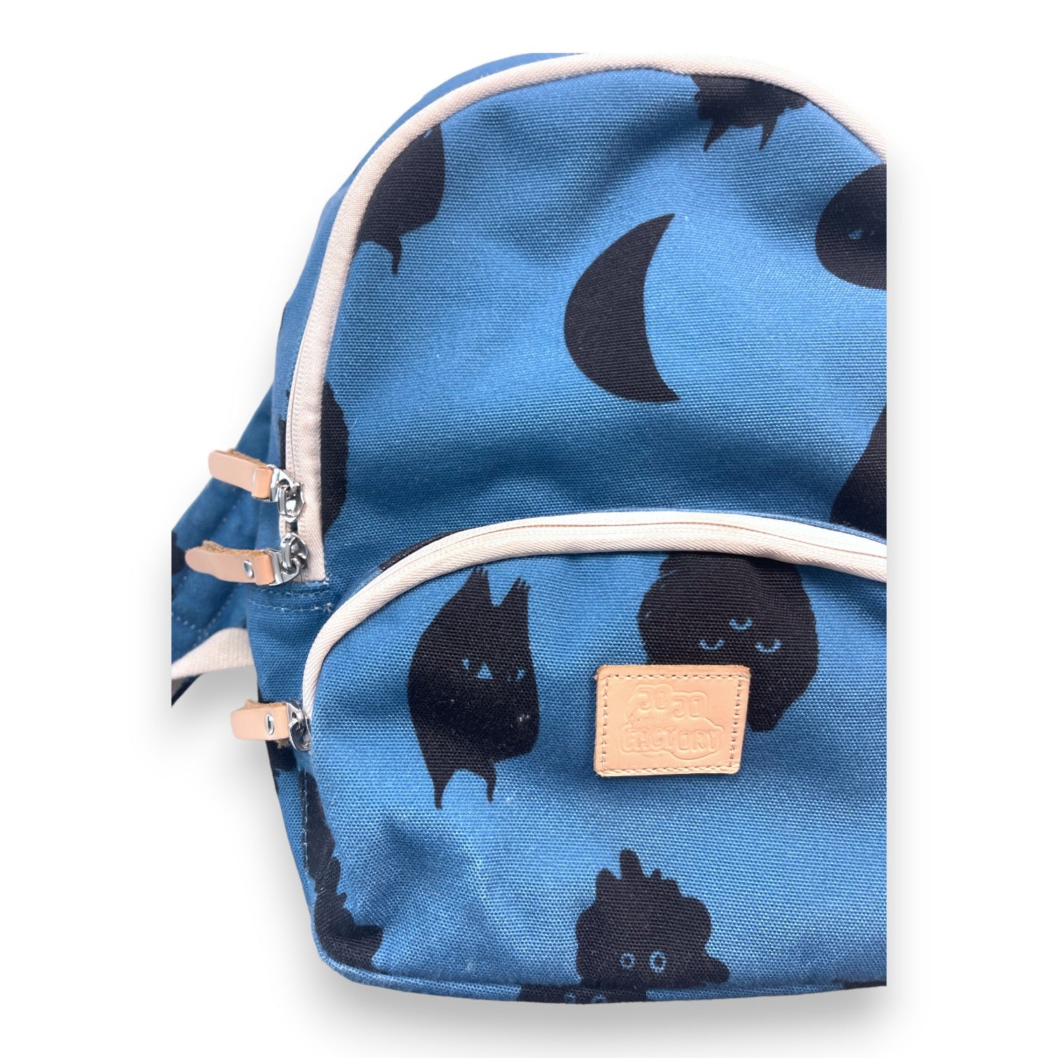 JOJO FACTORY - Sac à dos bleu à motifs noirs - Taille Unique