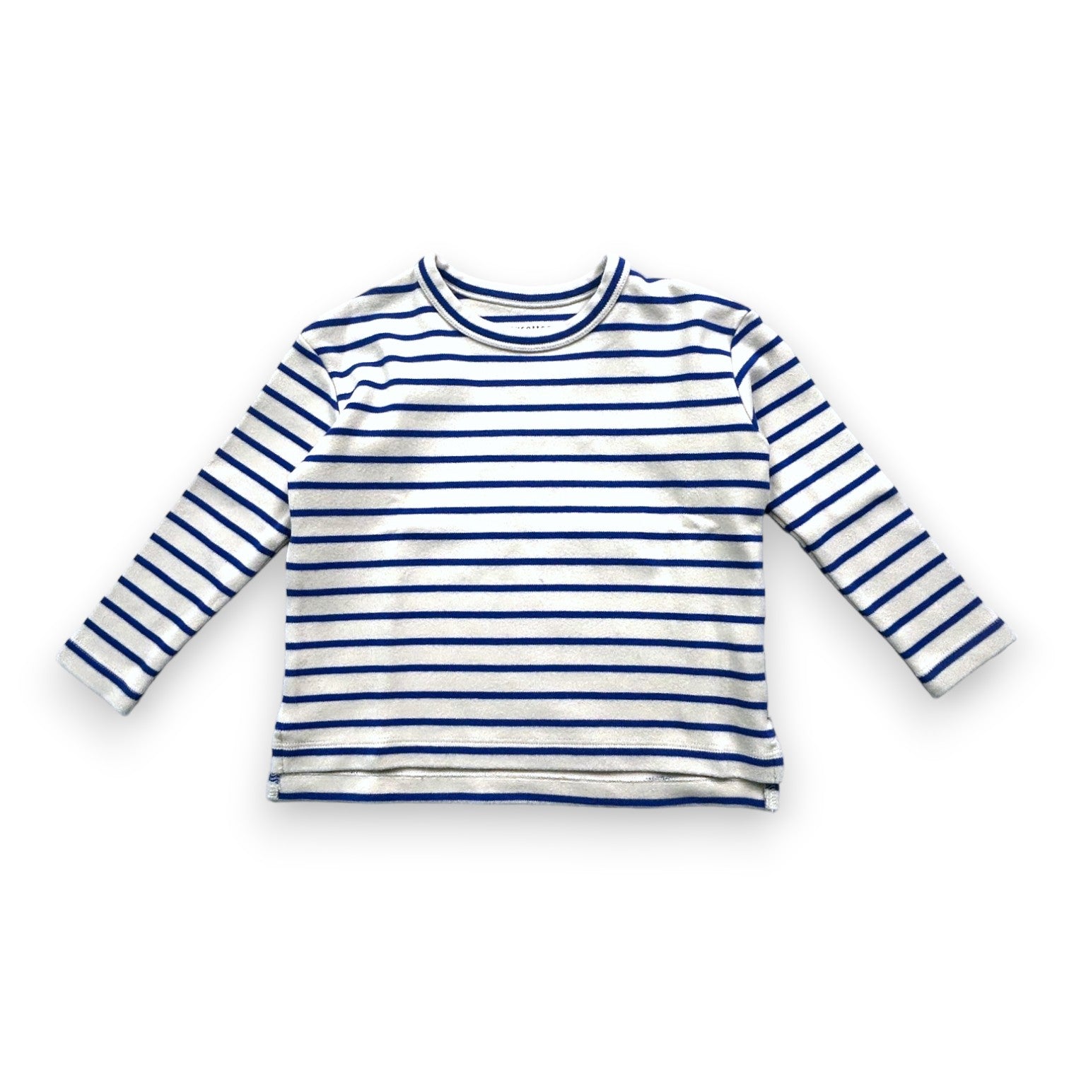 TINYCOTTONS - Weißer Pullover mit blauen Streifen - 12/18 Monate