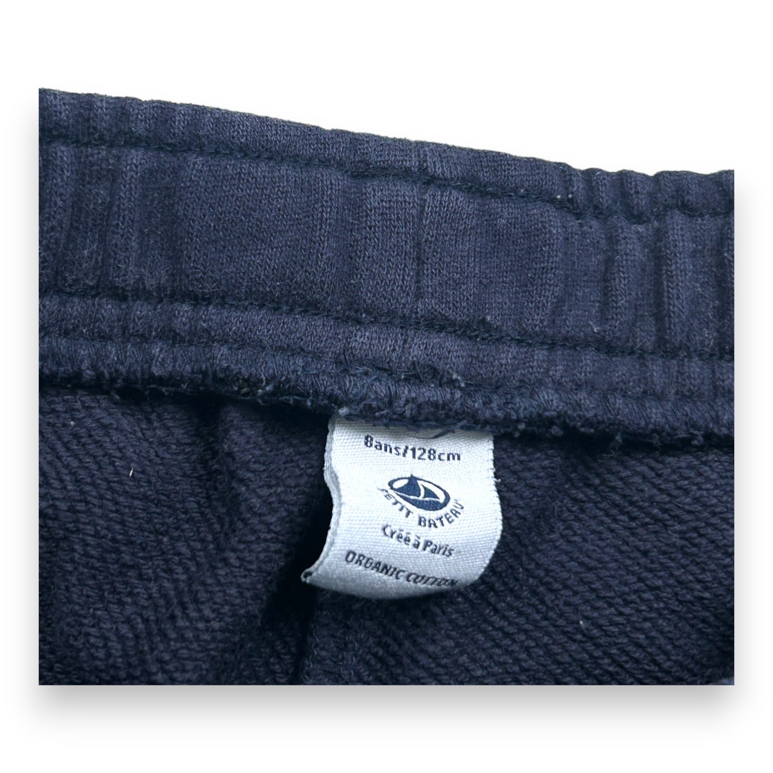 PETIT BATEAU - Pantalon jogging bleu - 8 ans