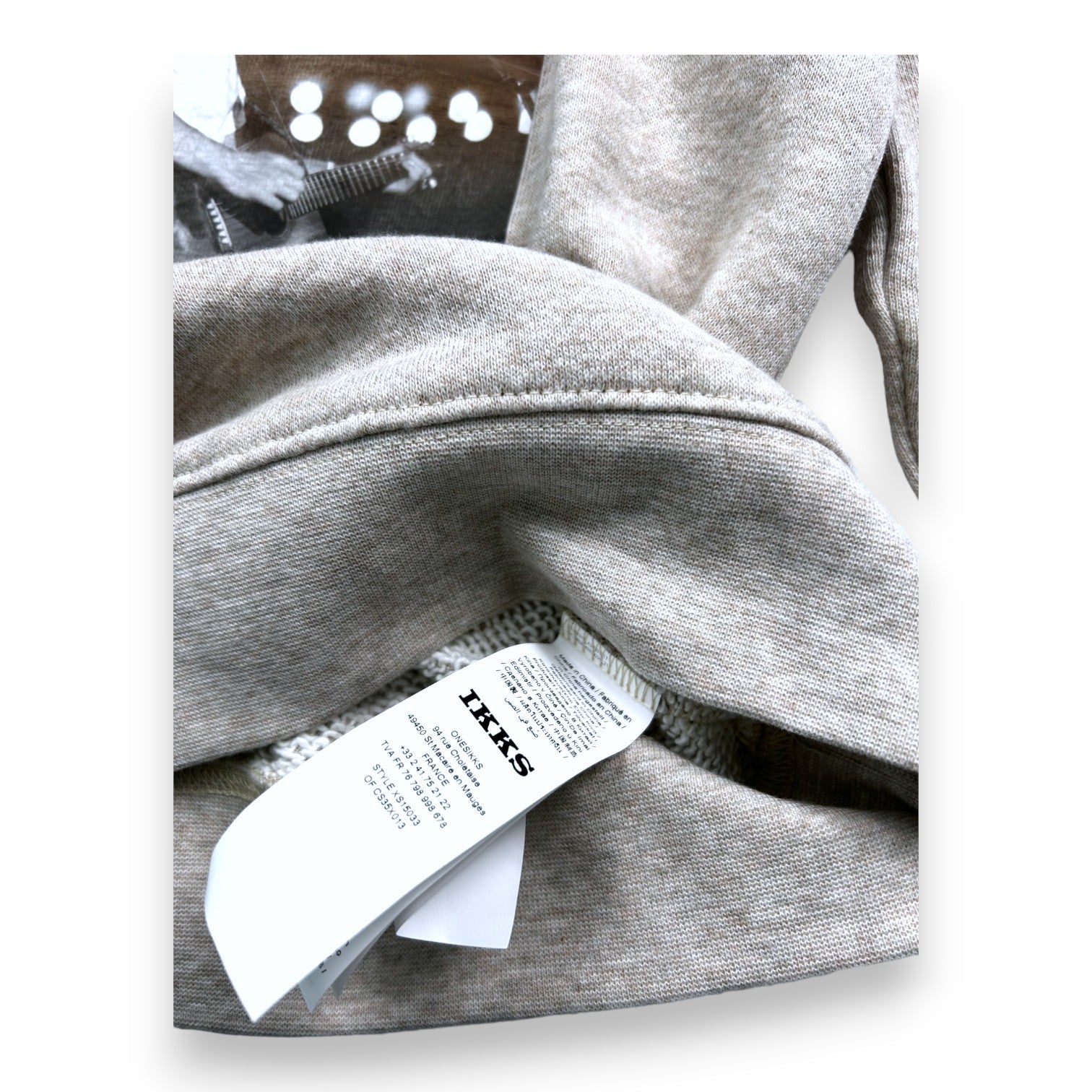 IKKS - Beige rock visual sweater - 8 years