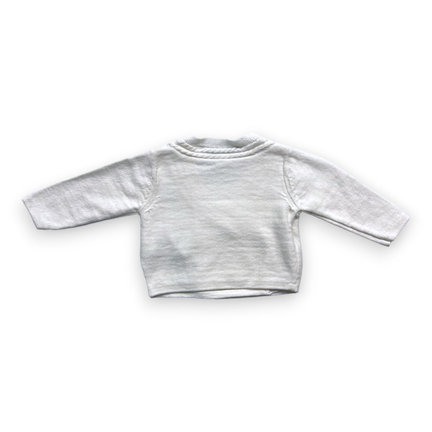 TARTINE & CHOCOLAT - Ecrufarbenes Herz-Tuch - 1 Monat