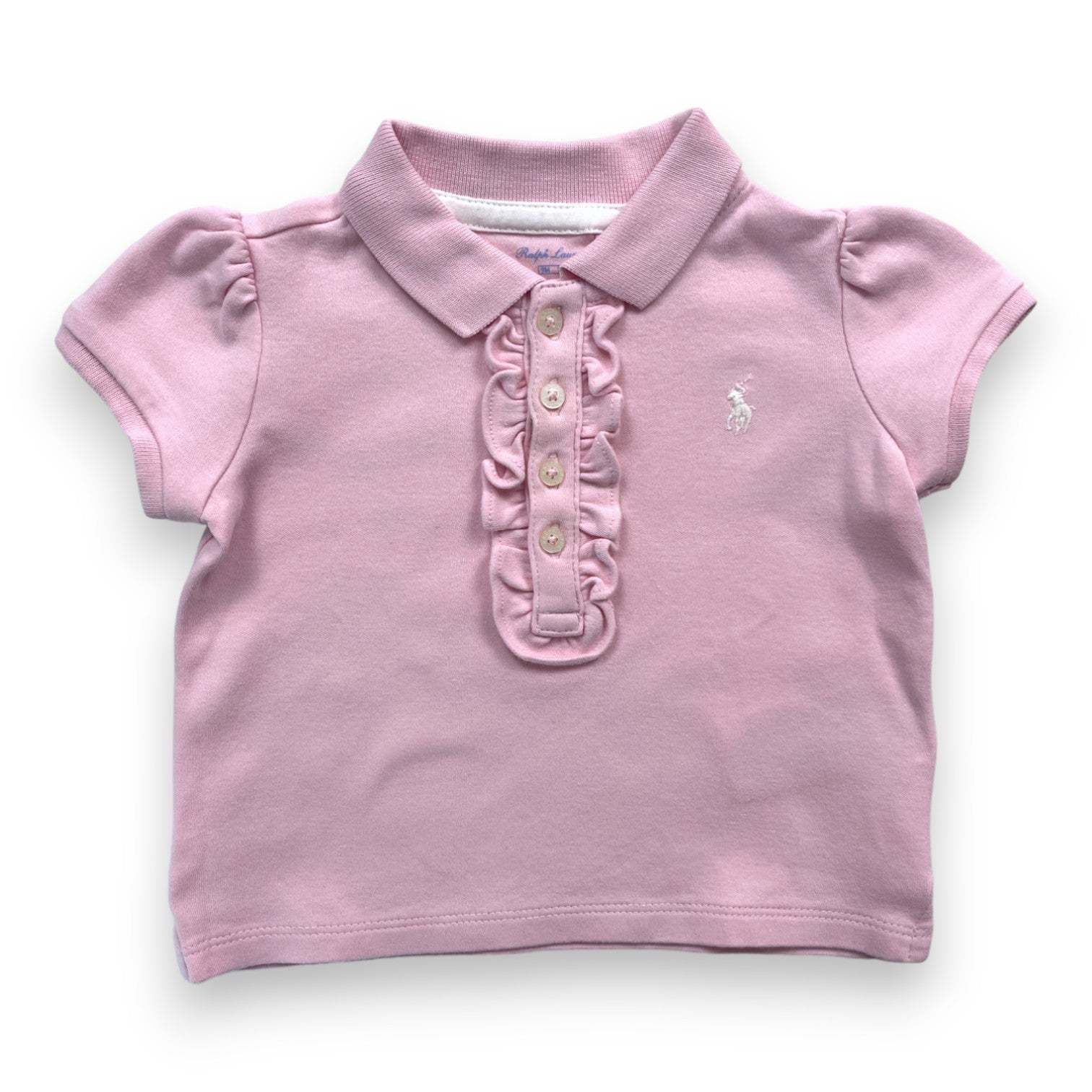RALPH LAUREN - Rosa Poloshirt - 9 Monate