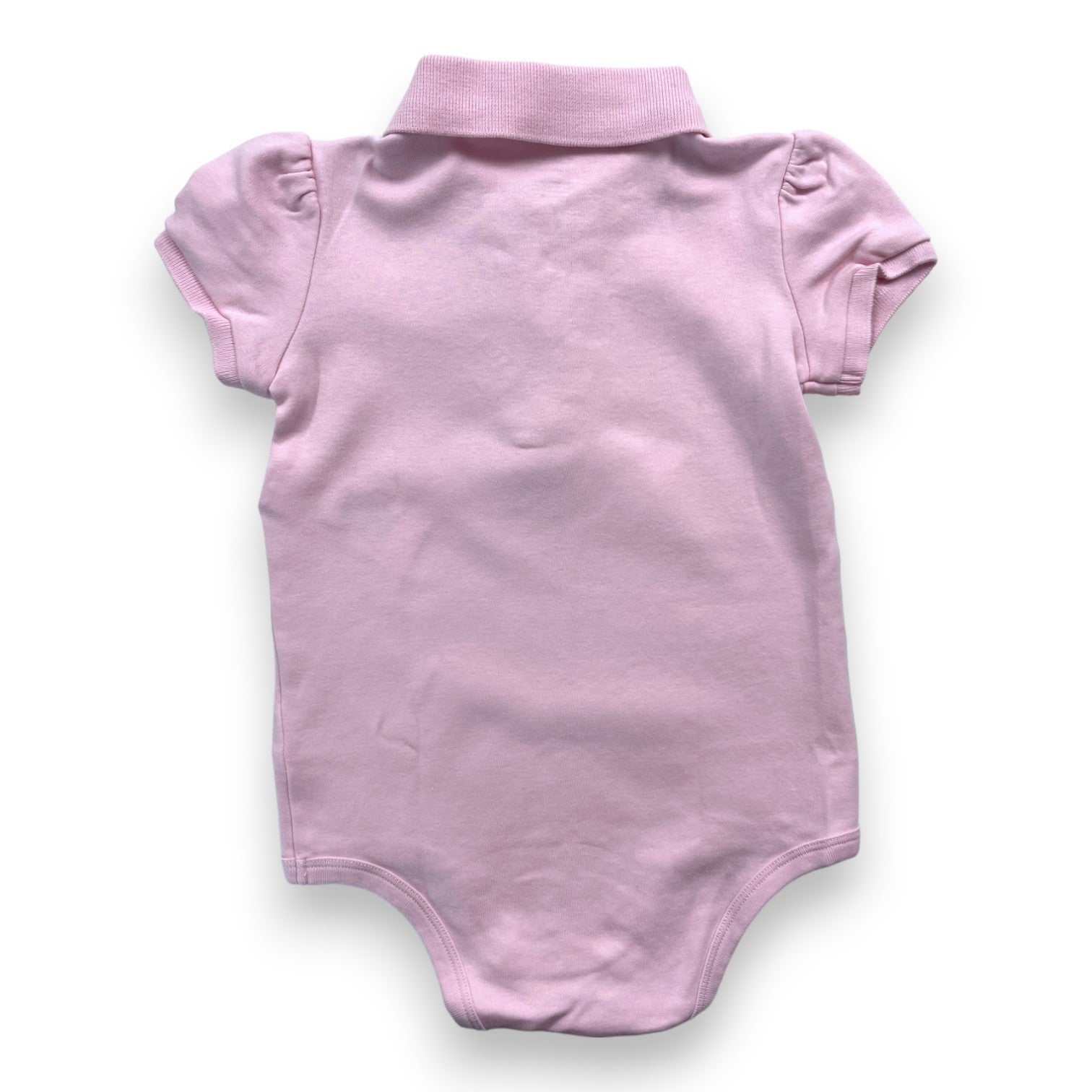 RALPH LAUREN - Pink bodysuit/polo - 2 years