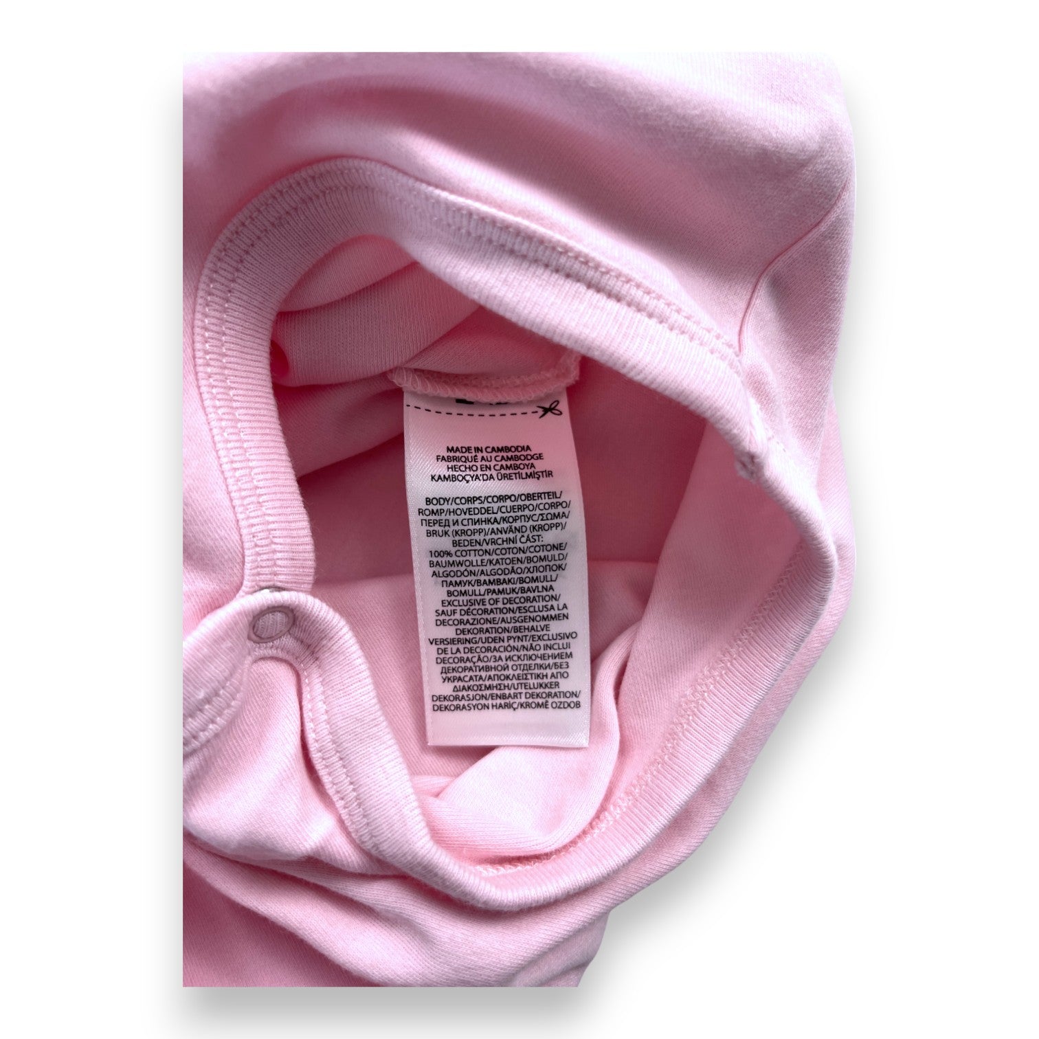 RALPH LAUREN - Pink bodysuit/polo - 2 years