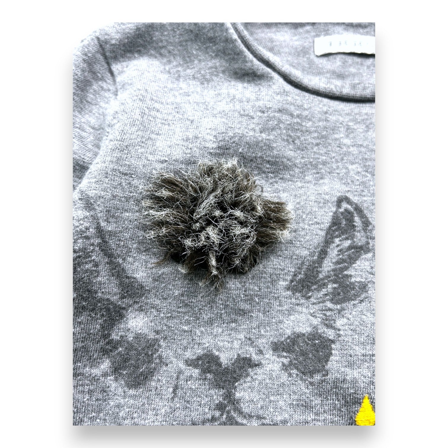 IKKS - Graues Langarm-T-Shirt mit Alpaka-Print - 2 Jahre