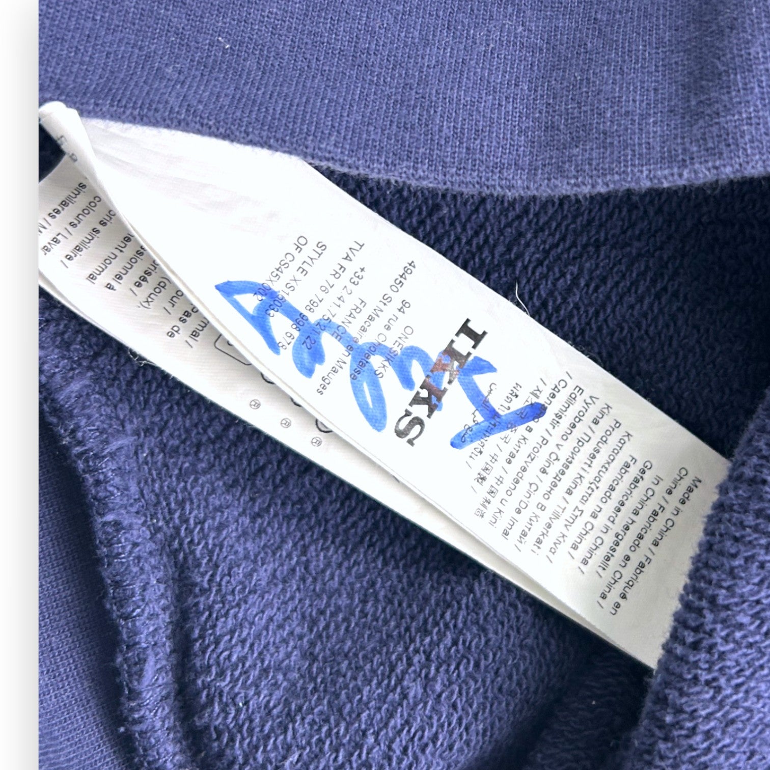 IKKS - Veste sans manches bleue à capuche - 8 ans