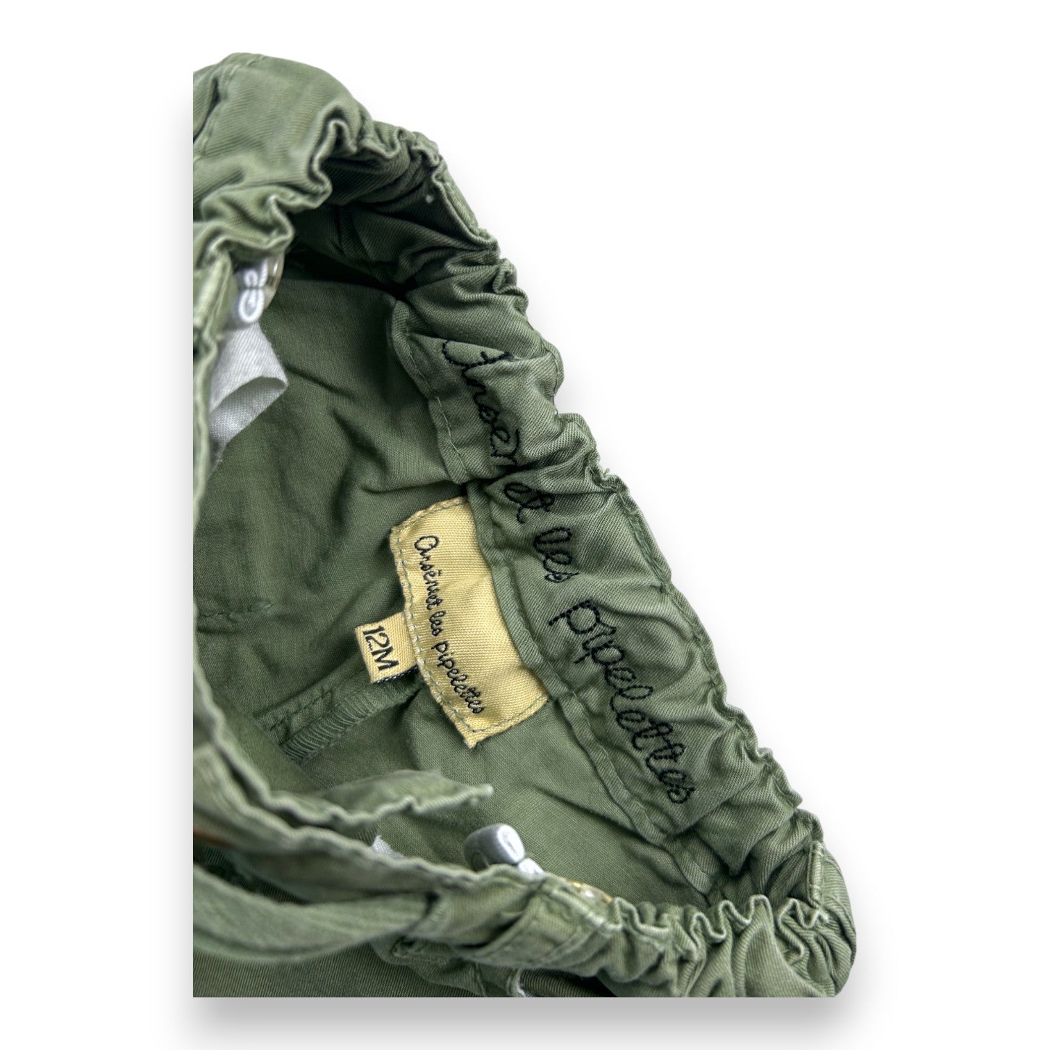 ARSÈNE ET LES PIPELETTES - Short kaki - 12 mois