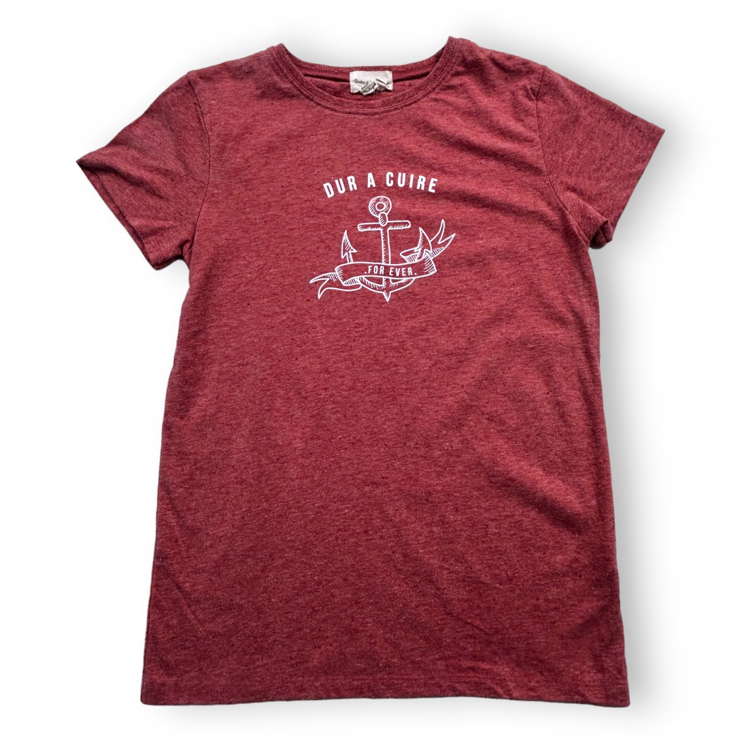 ARSÈNE ET LES PIPELETTES - T-shirt Rose imprimé ancre - 10 ans