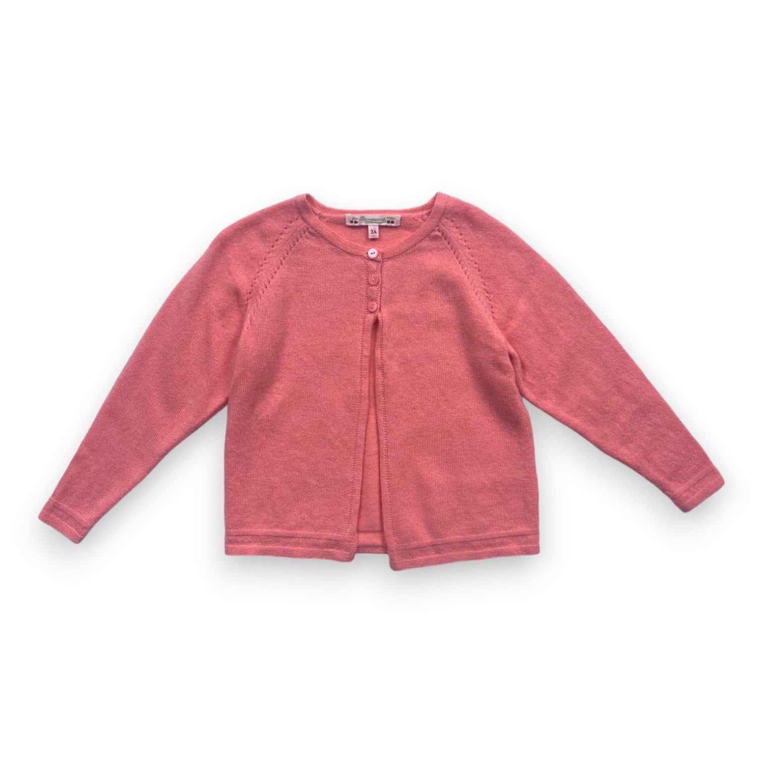 BONPOINT - Rosa Kaschmir-Cardigan - 3 Jahre