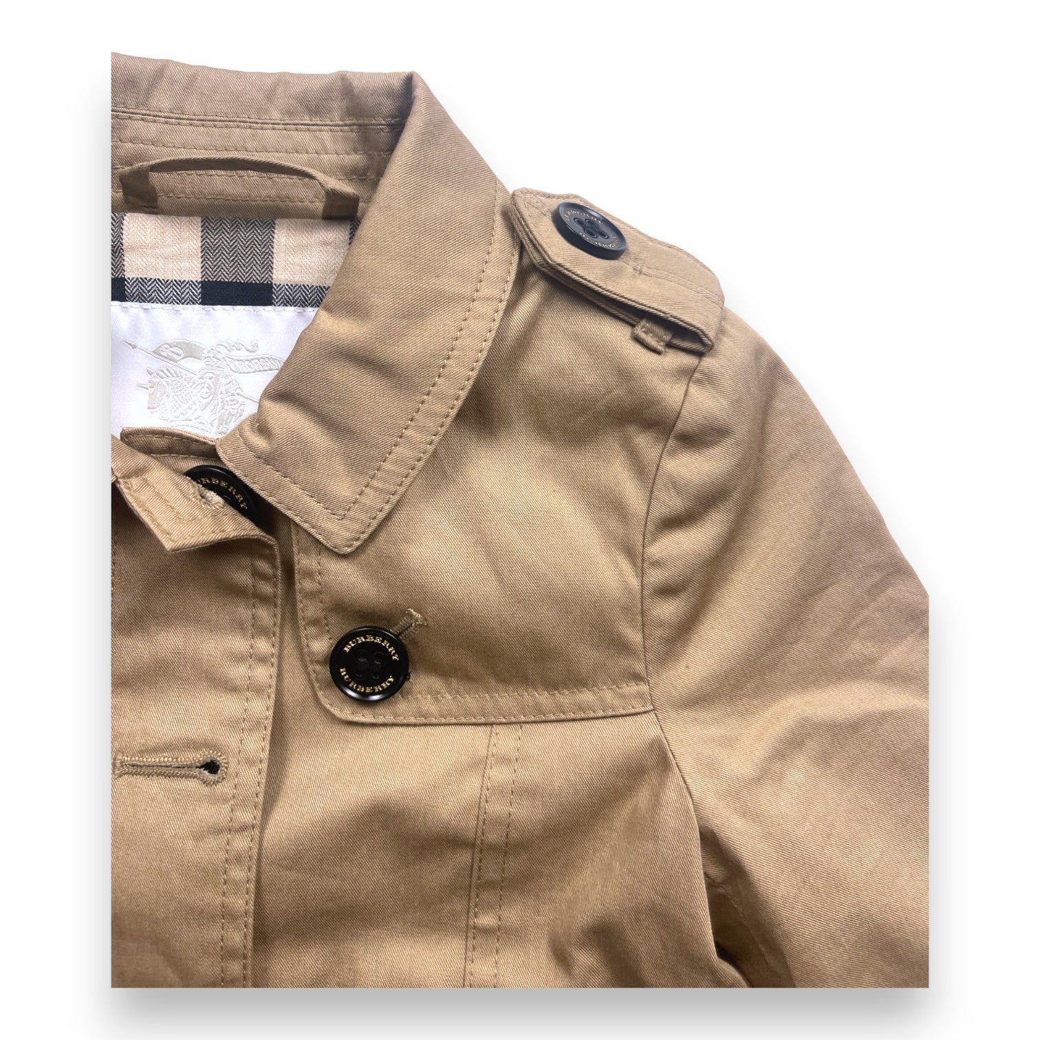 BURBERRY - Trench classique beige - 9 mois