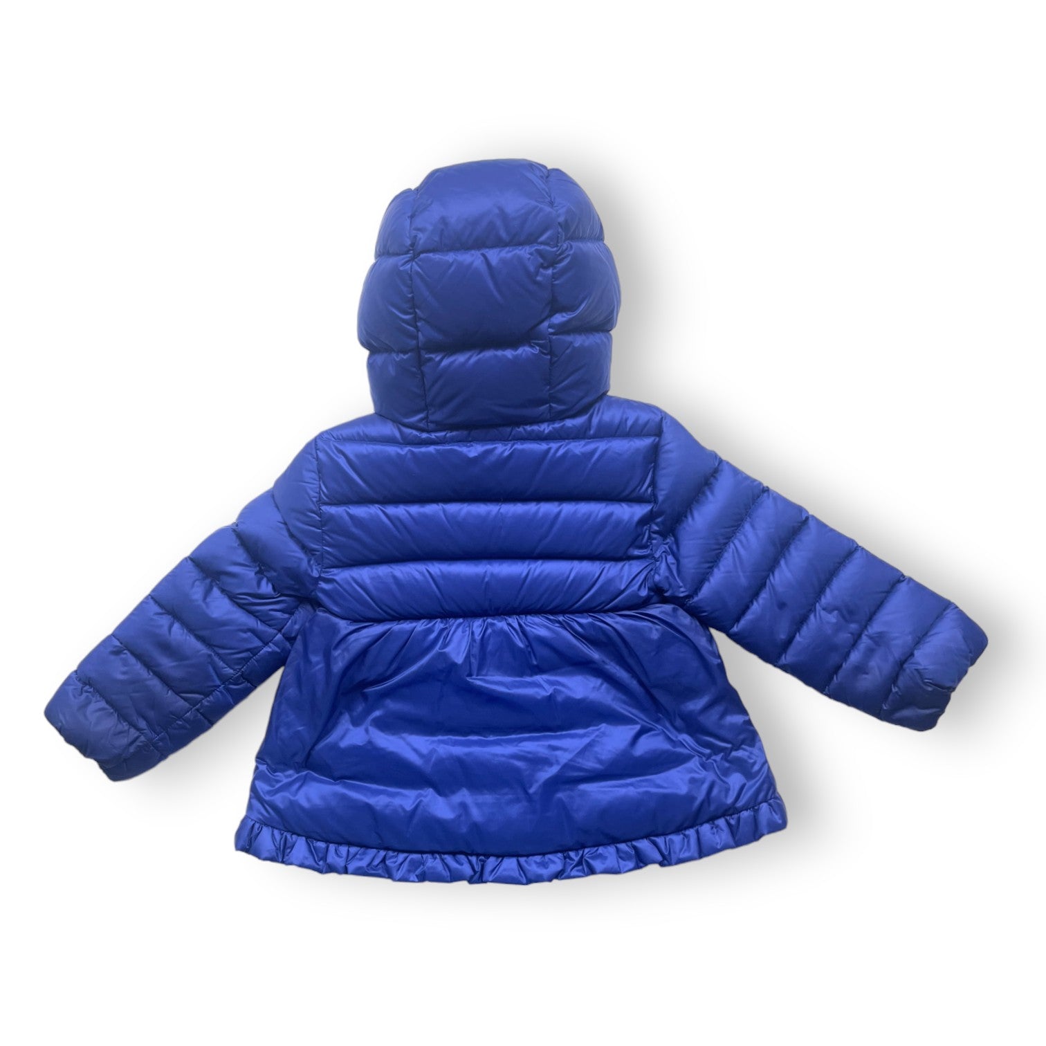 MONCLER - Elektroblaue ausgestellte Daunenjacke - 2 Jahre