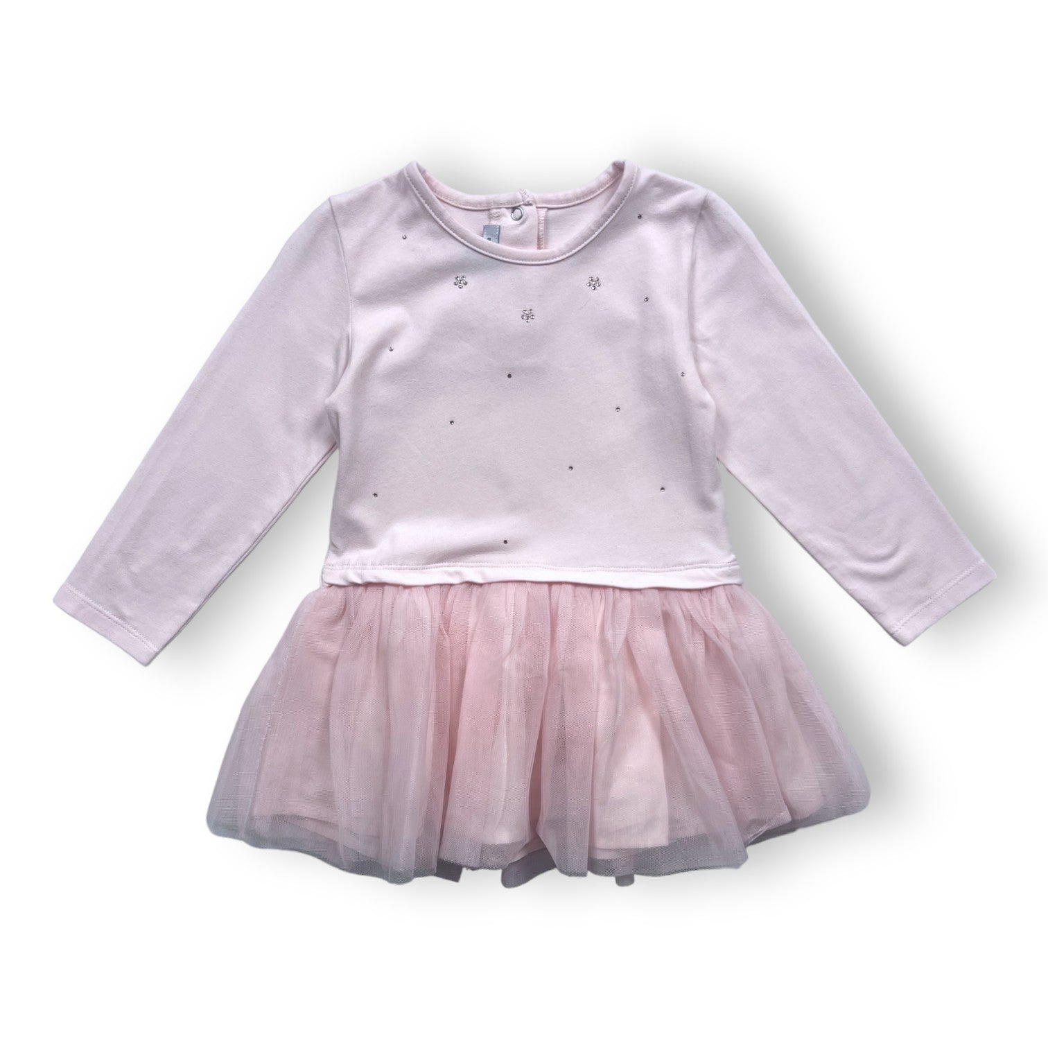 ABSORBA - Robe rose bi-matière tulle - 2 ans