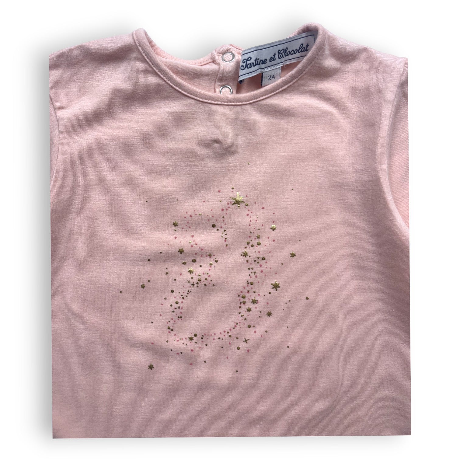 TARTINE & CHOCOLAT - Rosa Langarm-T-Shirt - 2 Jahre
