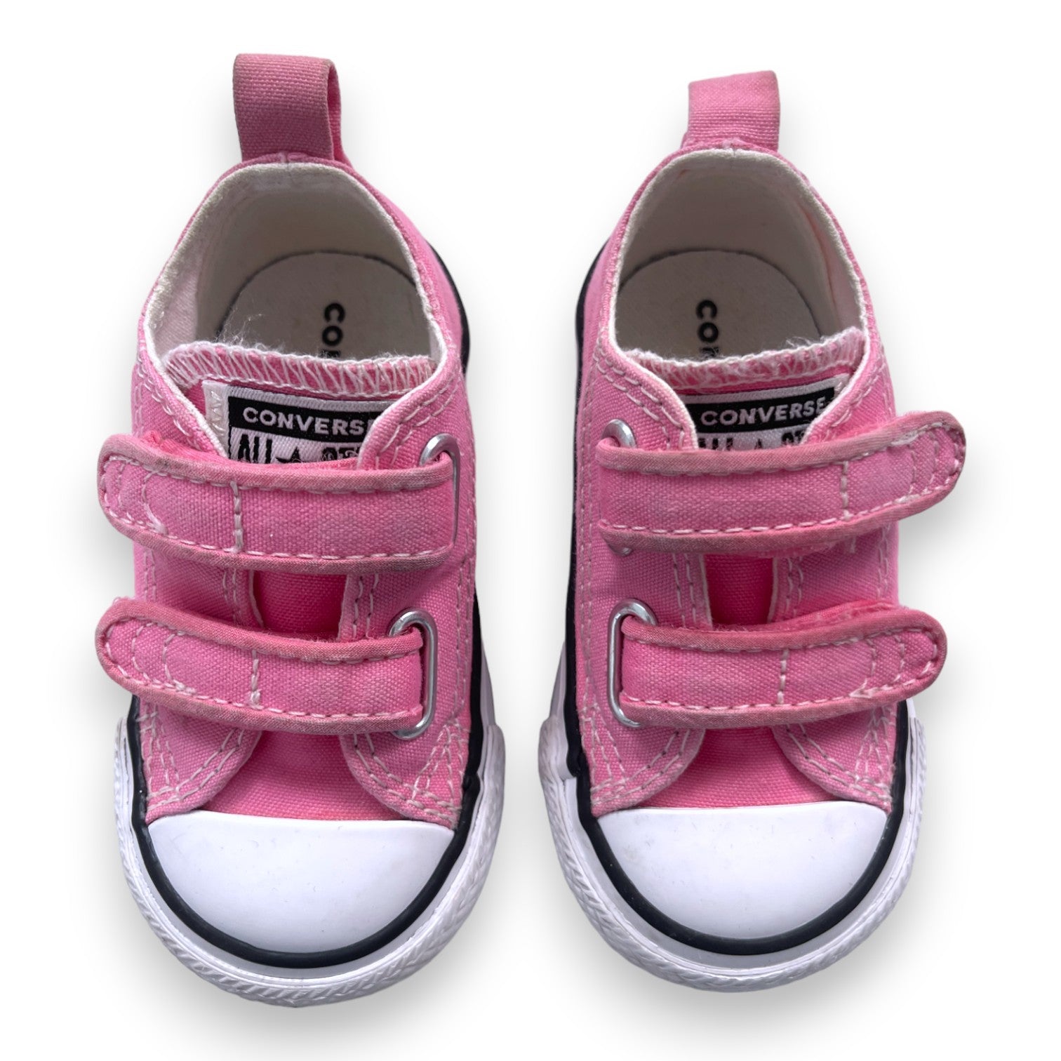 CONVERSE - Baskets à scratch basses roses - 20