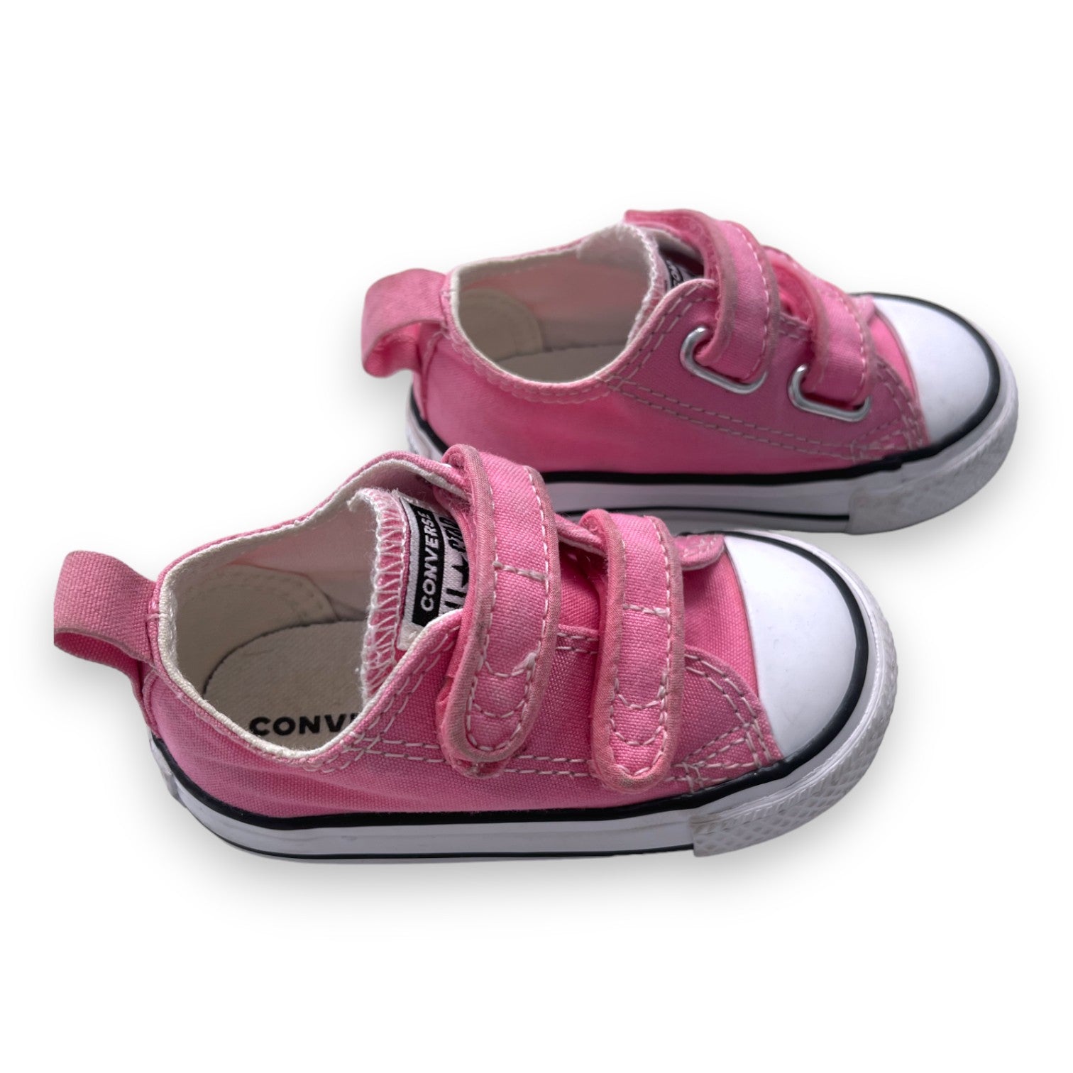 CONVERSE - Baskets à scratch basses roses - 20