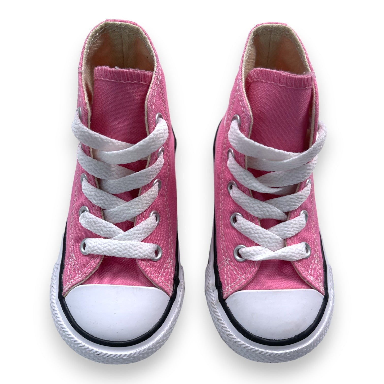 CONVERSE - Baskets roses montantes à lacets - 22