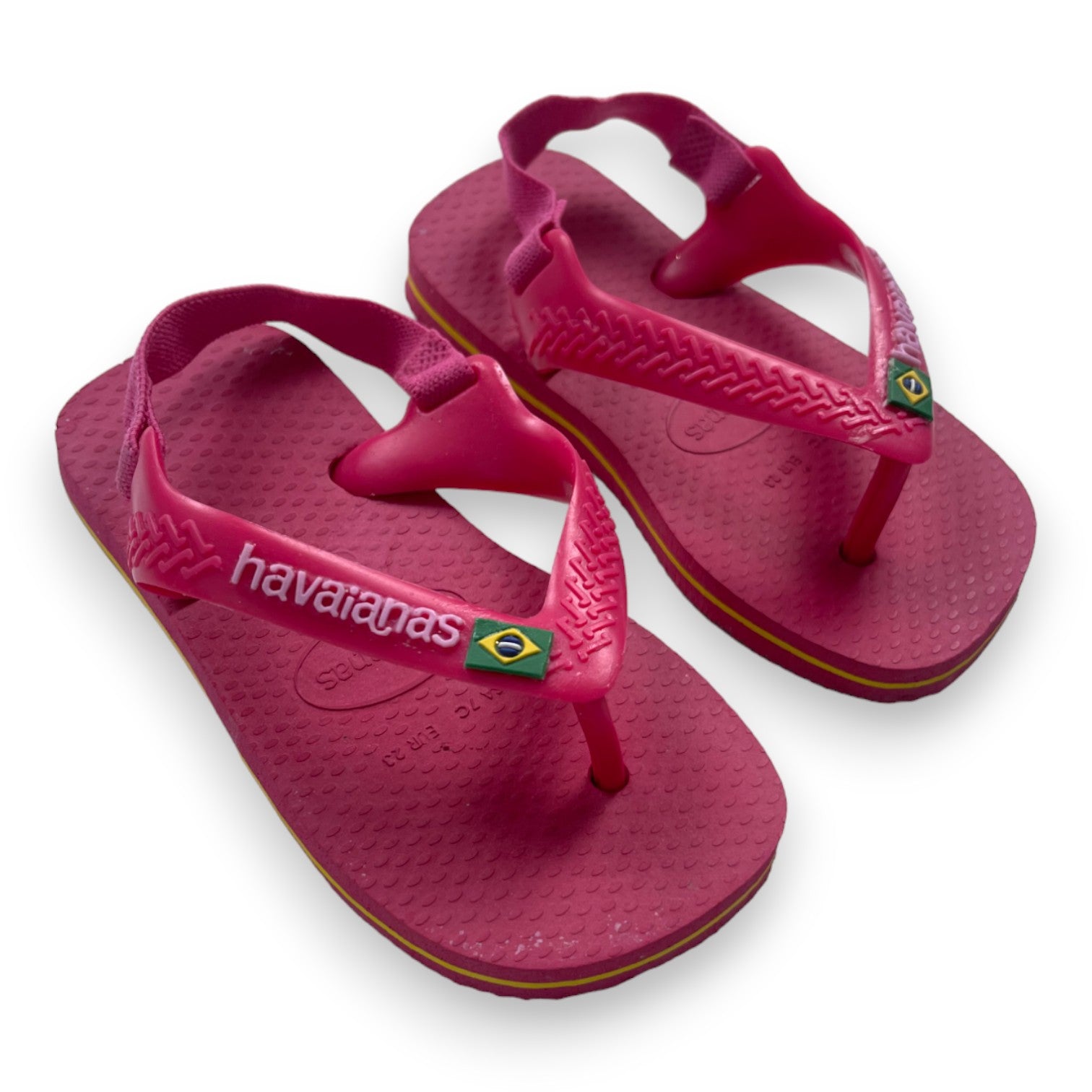 HAVAIANAS - Tongs roses avec élastique - 21