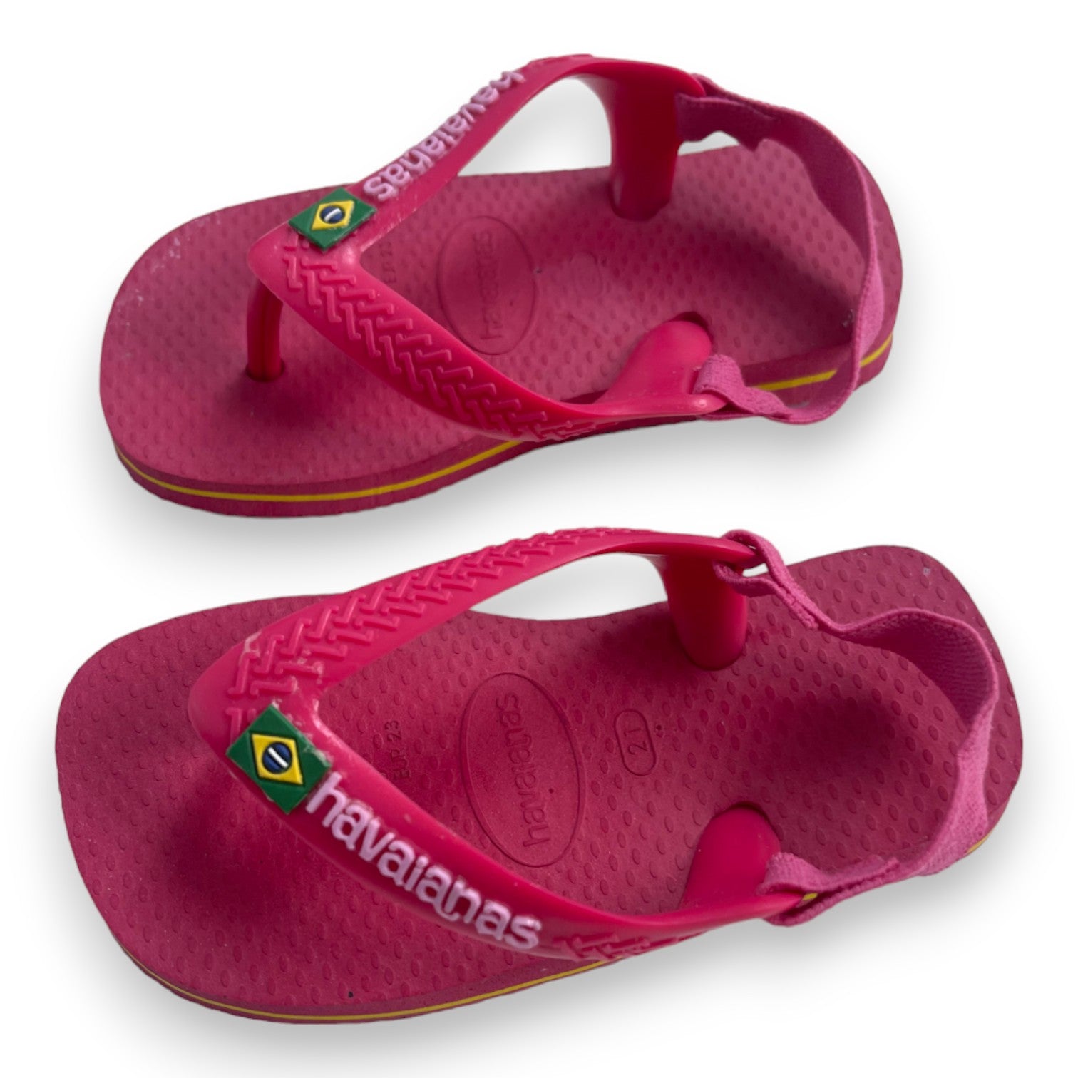 HAVAIANAS - Tongs roses avec élastique - 21