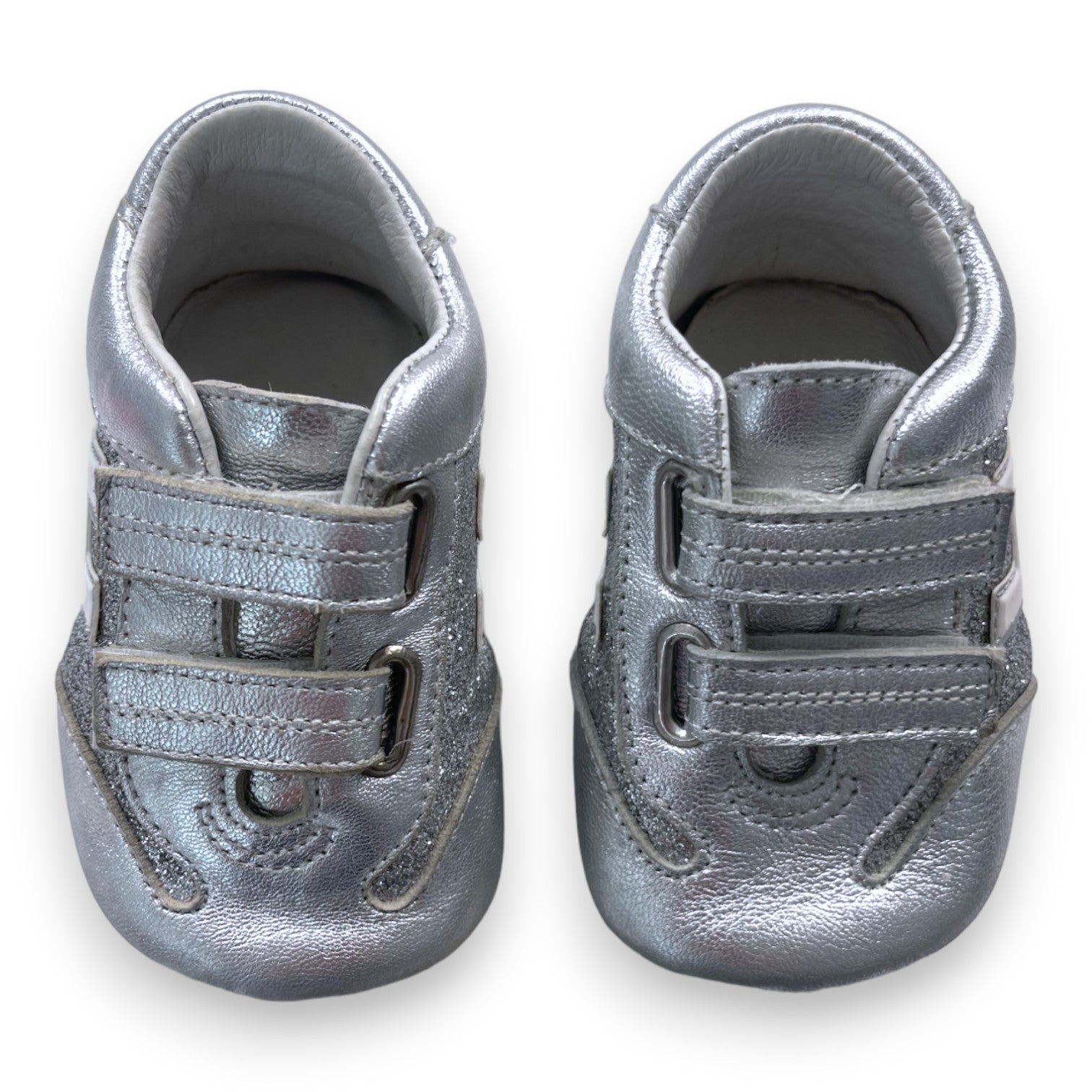 HOGAN - Silver Velcro slippers - 19