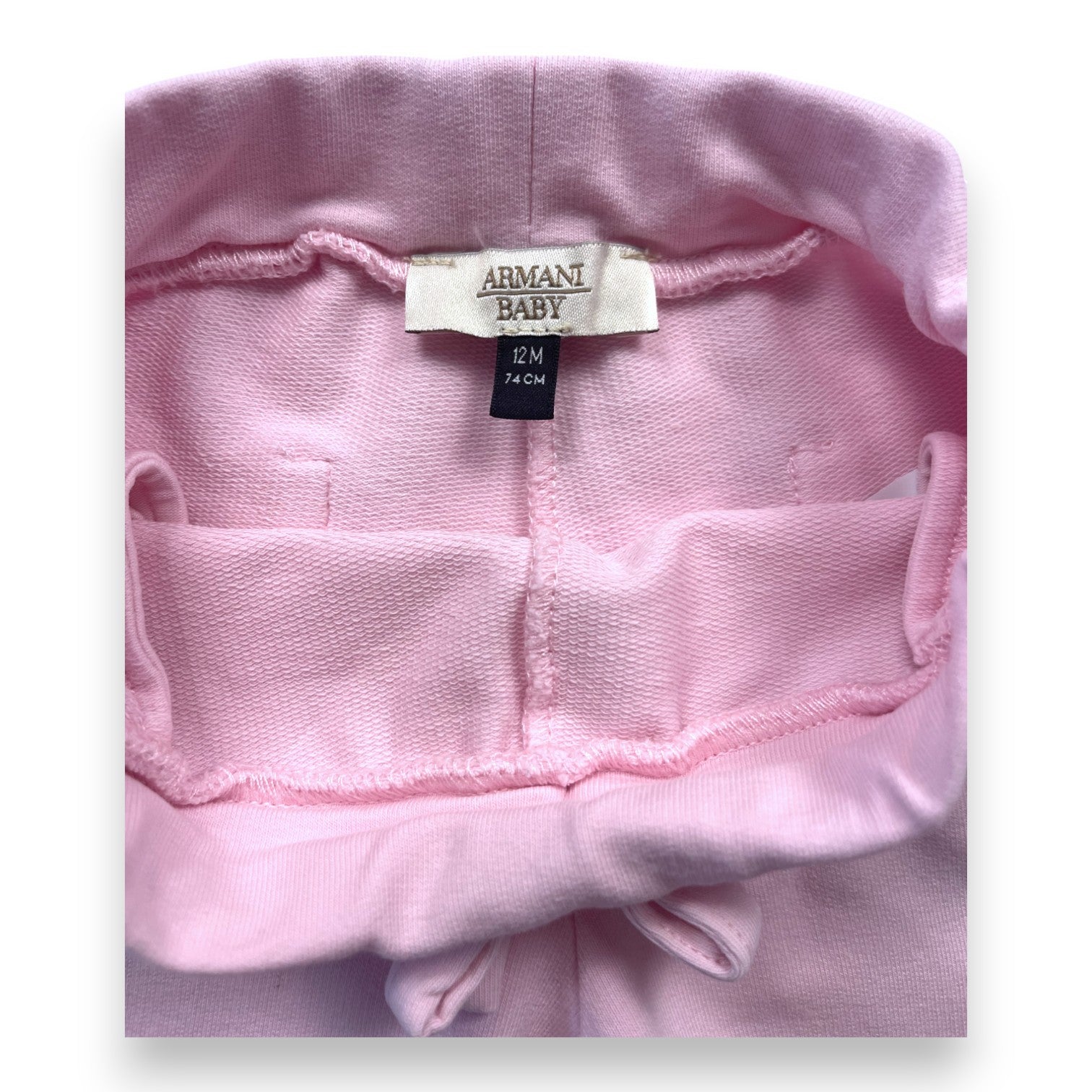 ARMANI - Pink pants - 12 months