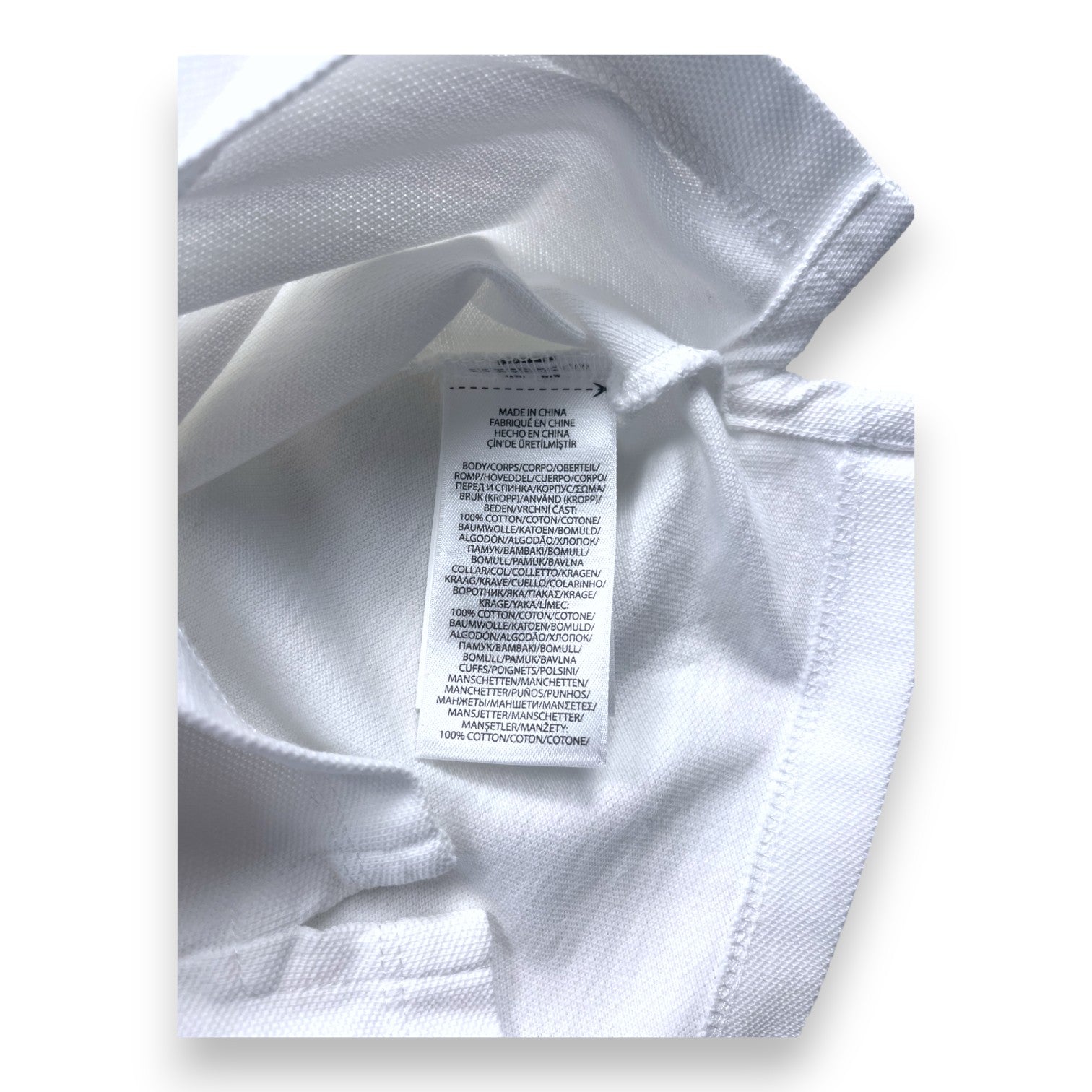 RALPH LAUREN - Weißes Poloshirt mit rosa gesticktem Logo - 2 Jahre