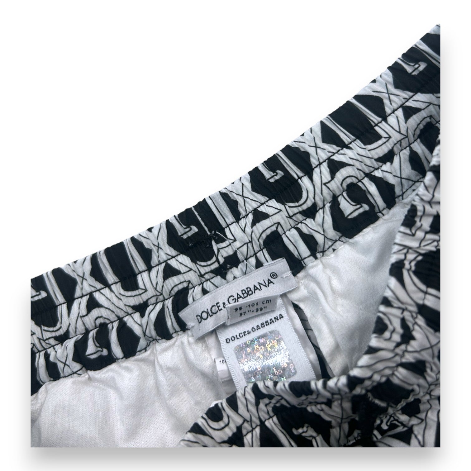 DOLCE & GABBANNA – Fallschirmhose mit DG-Logo-Print – 3 Jahre