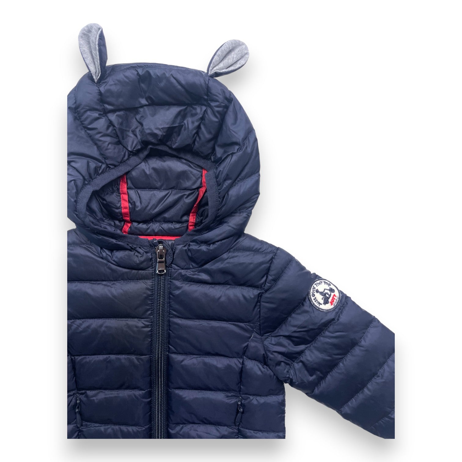 JOTT - Doudoune bleu marine à capuche - 6 mois