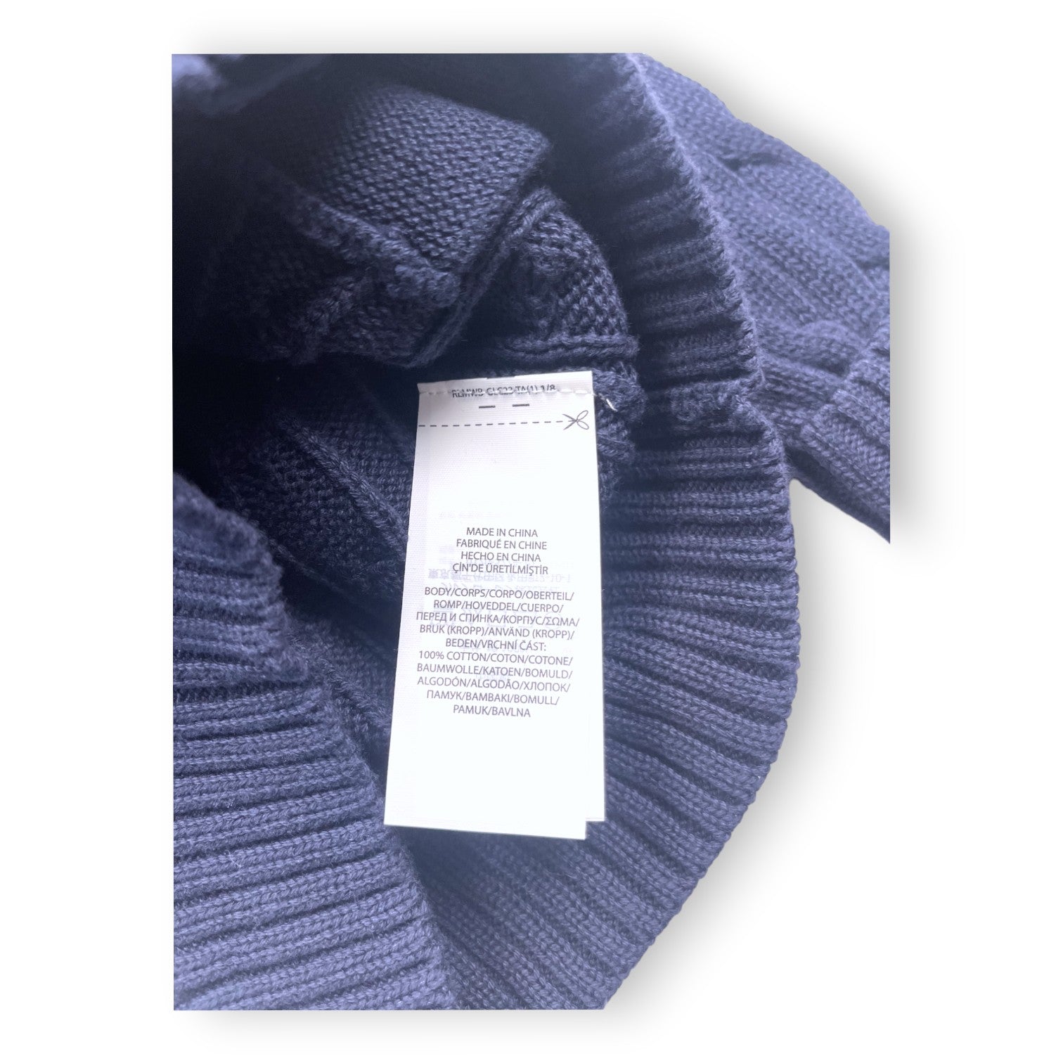 RALPH LAUREN - Cardigan bleu marine - 9 mois