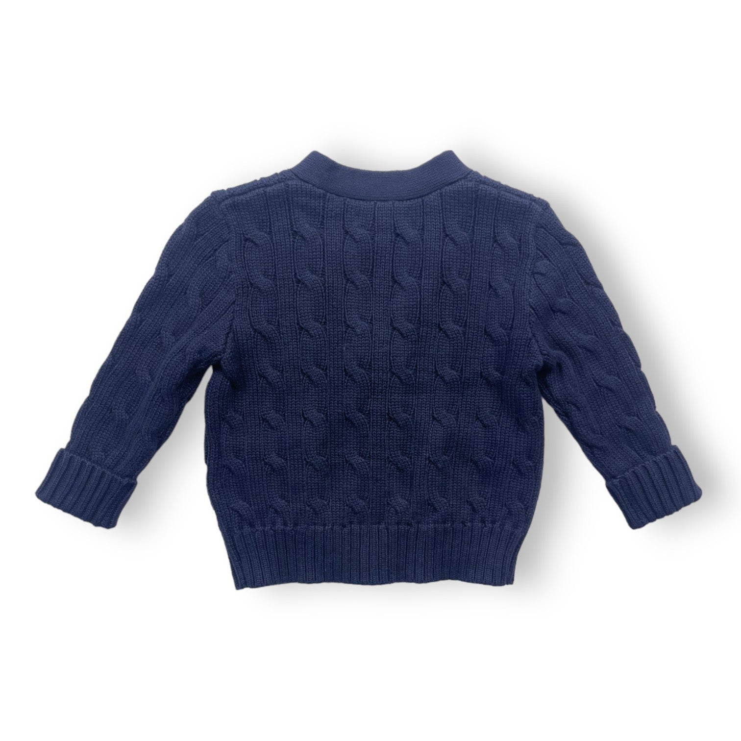 RALPH LAUREN - Cardigan bleu marine - 9 mois