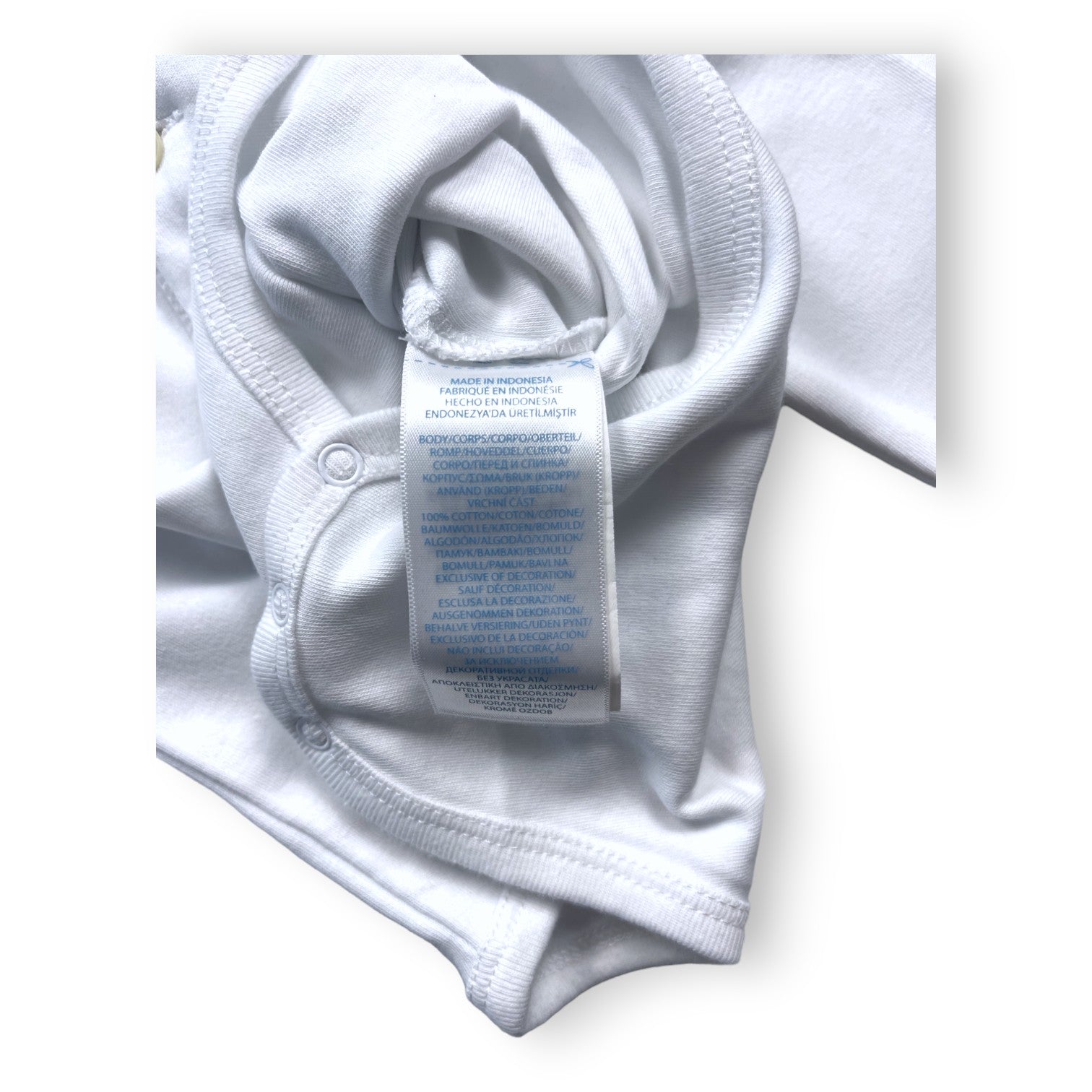 RALPH LAUREN - Weißer Body/Polo - 9 Monate