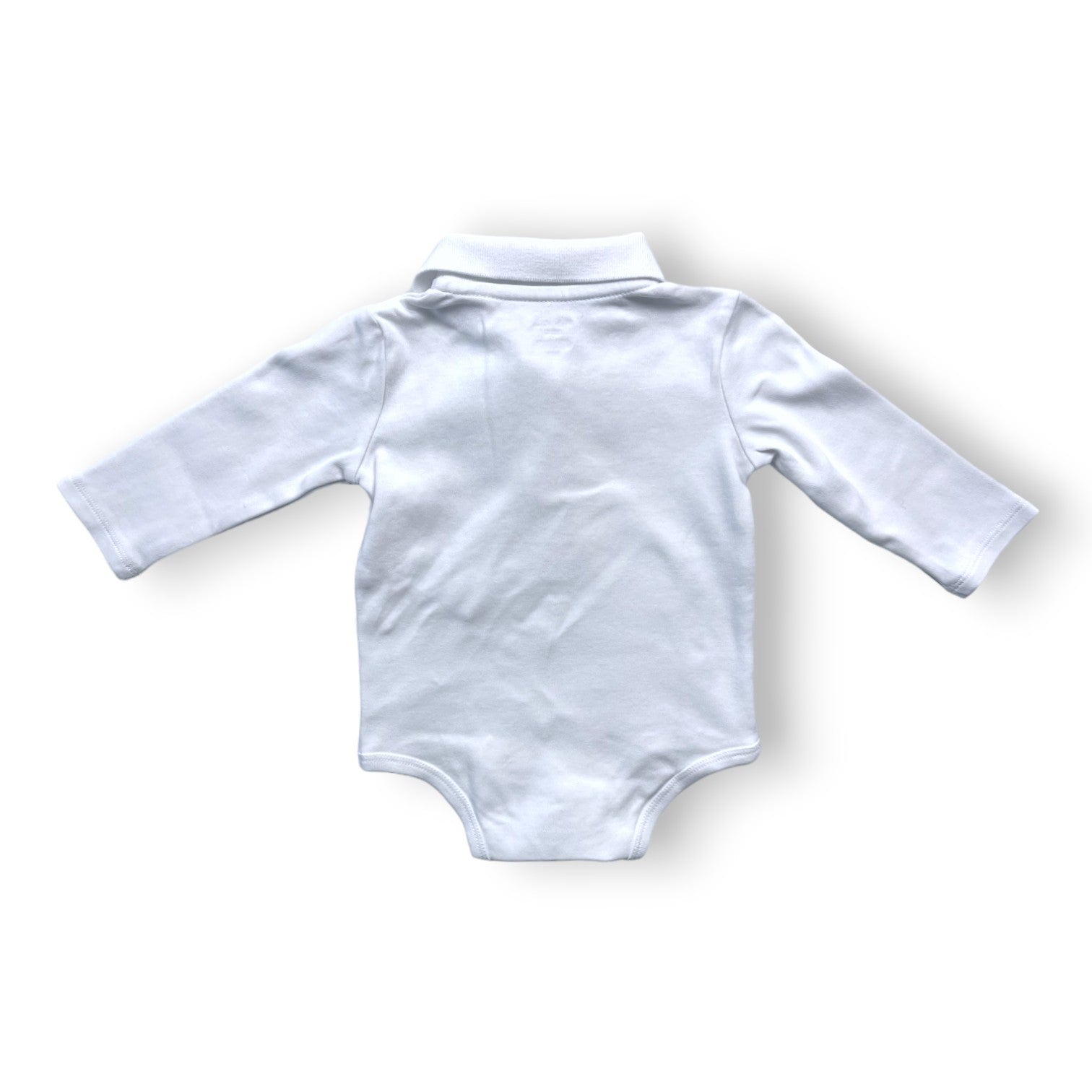 RALPH LAUREN - Weißer Body/Polo - 9 Monate