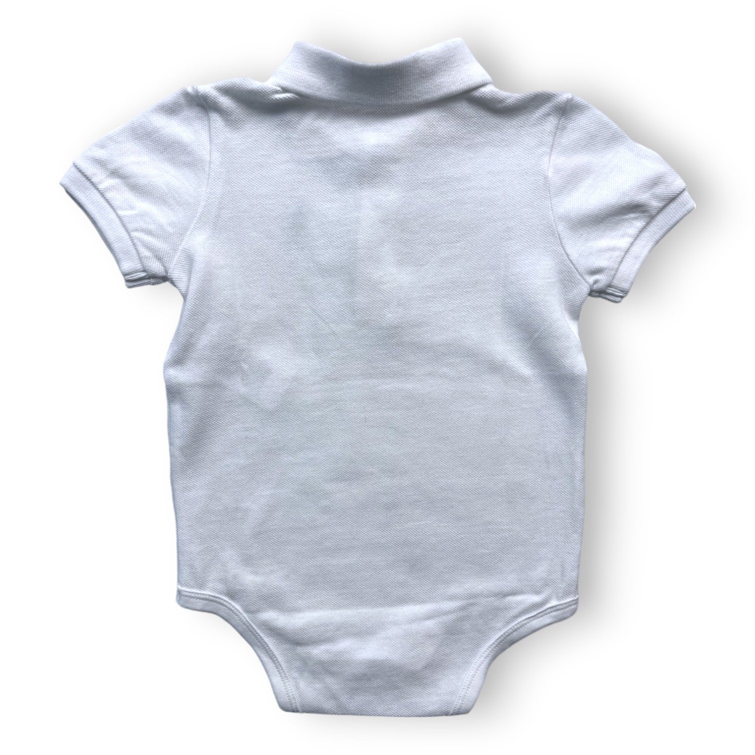 RALPH LAUREN - Weißer Kurzarm-Body/Polo - 9 Monate