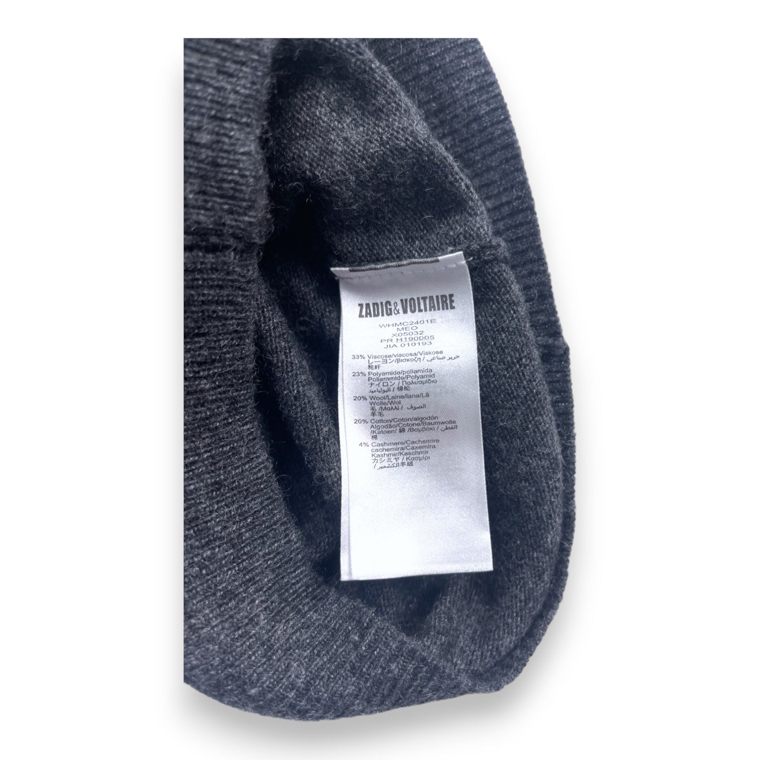 ZADIG & VOLTAIRE - Ensemble gris "Rock" - 6 mois