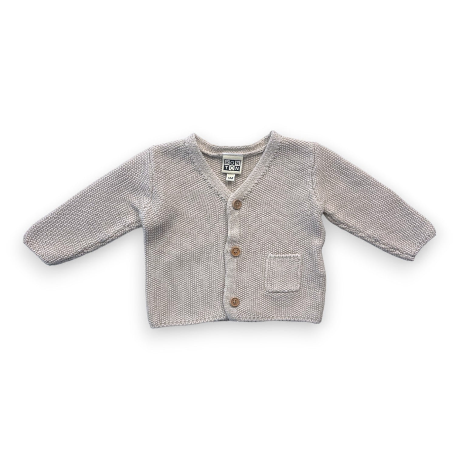 BONTON - Cardigan beige - 6 mois