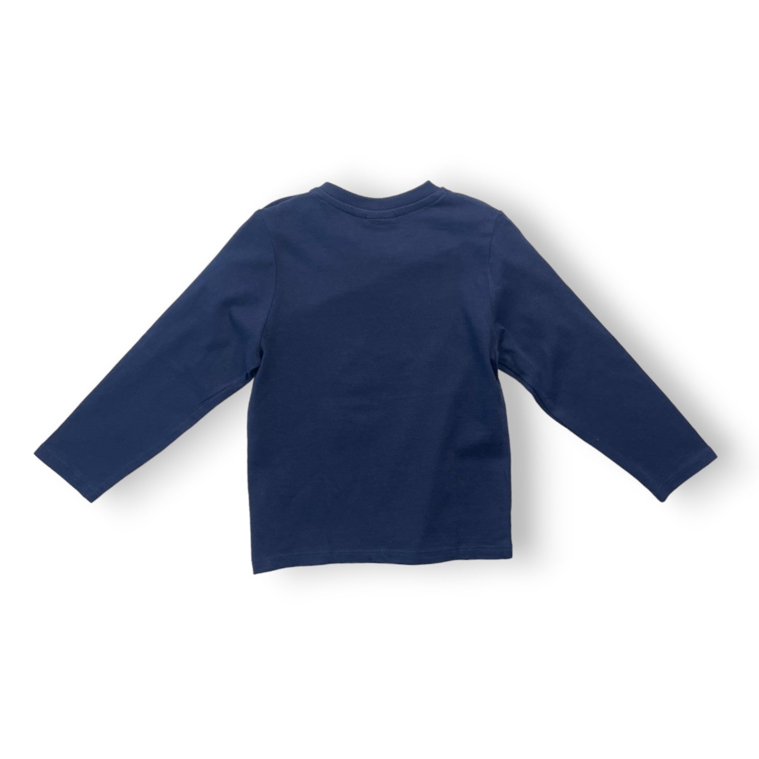 HUGO BOSS - T shirt bleu marine à manches longues - 3 ans