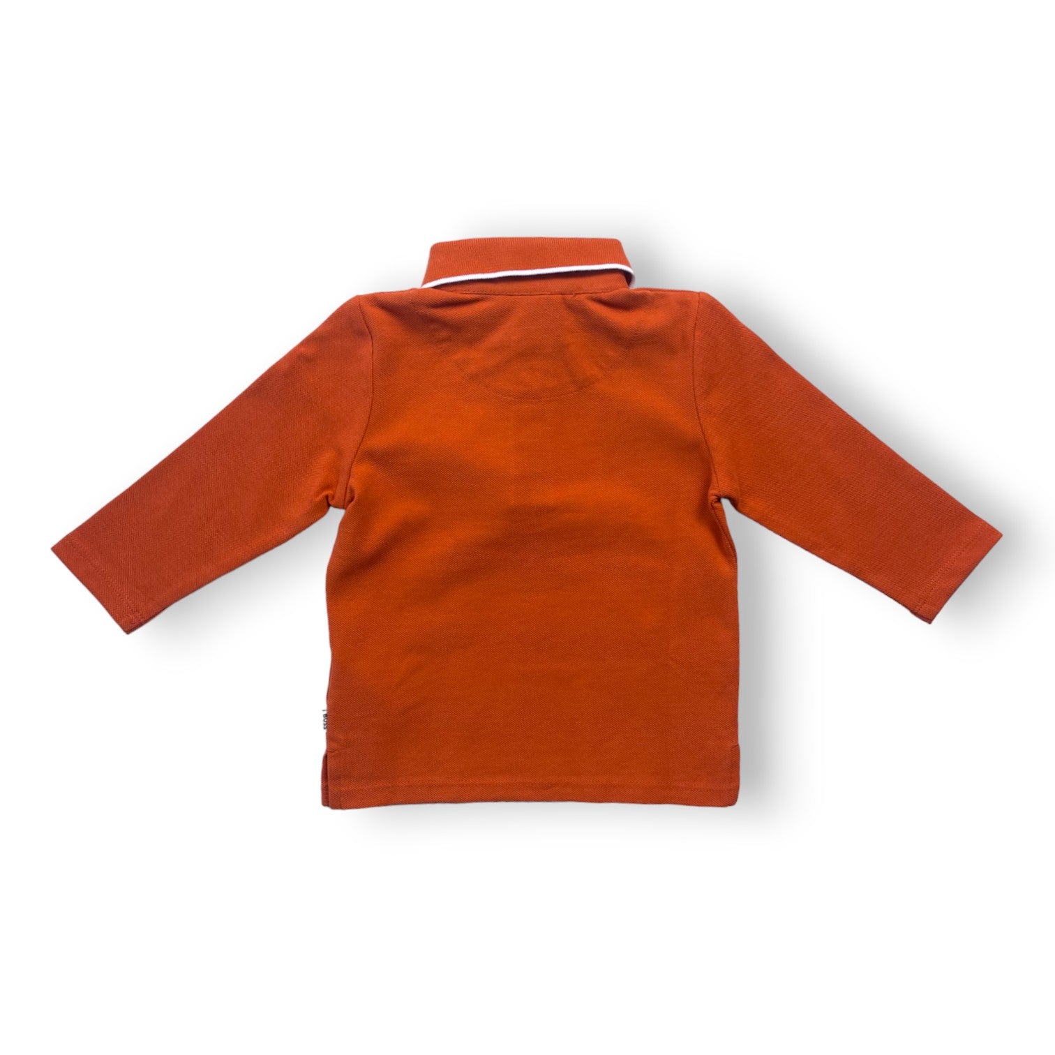 HUGO BOSS - Polo manches longues orange (neuf) - 12 mois