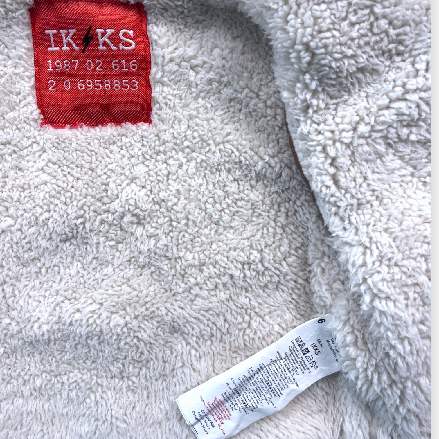 IKKS - Jeansjacke mit Lammfellkragen - 6 Monate