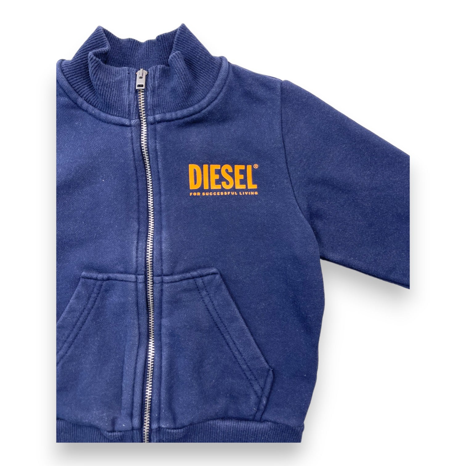 DIESEL - Ensemble de survêtement bleu marine - 2 ans