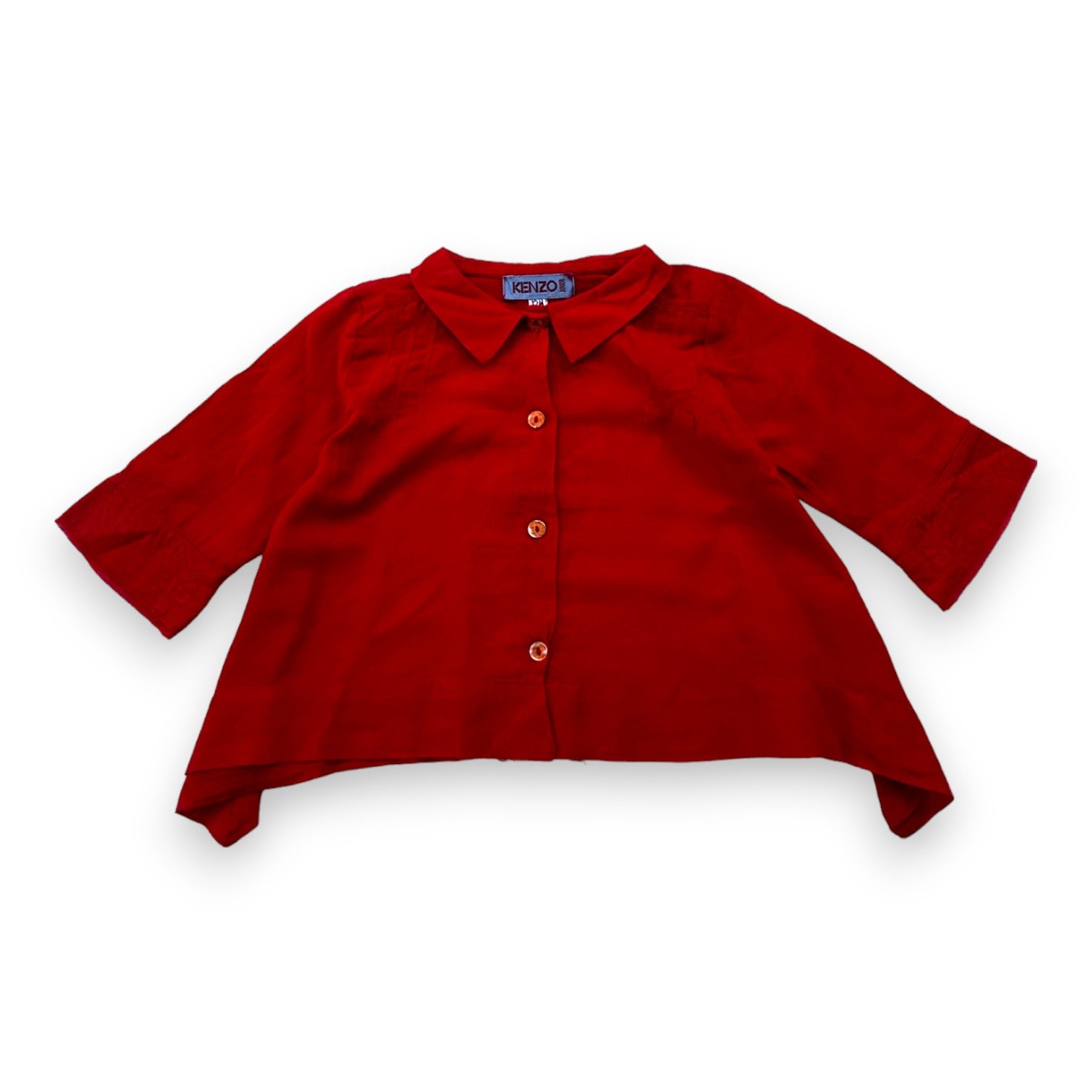 KENZO - Red flowing blouse - 12 months