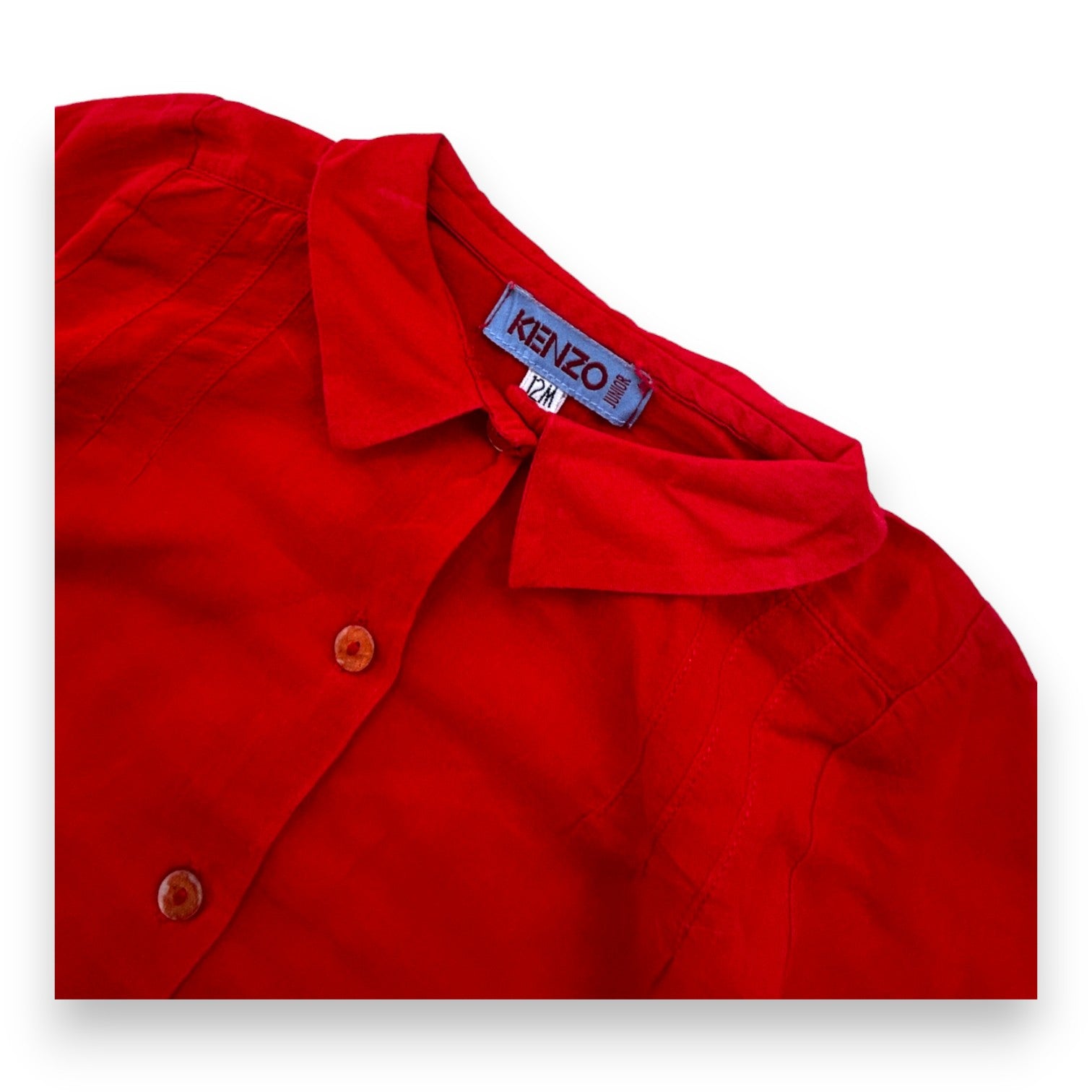 KENZO - Red flowing blouse - 12 months