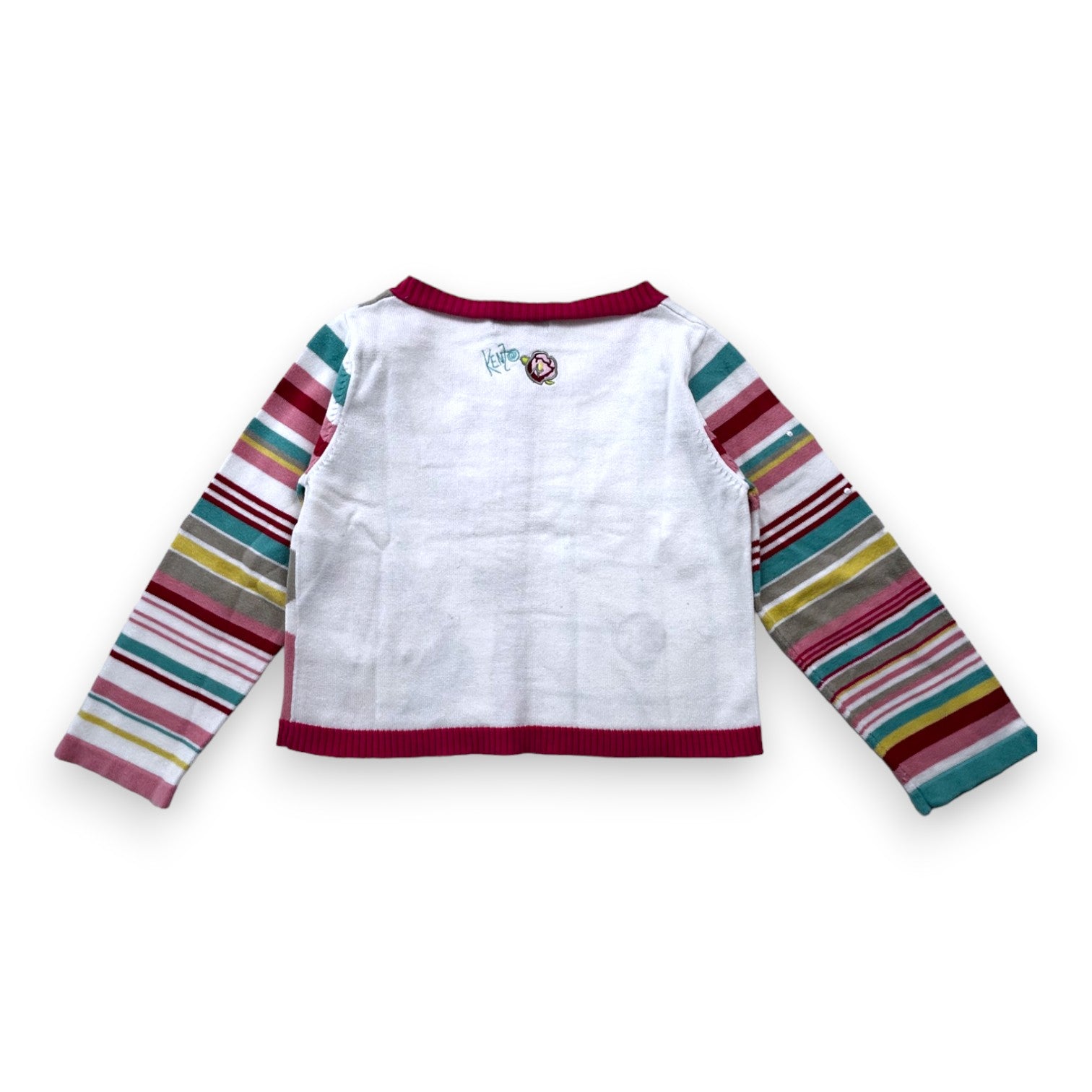 KENZO - Cardigan with floral and fruit patterns - 6 years