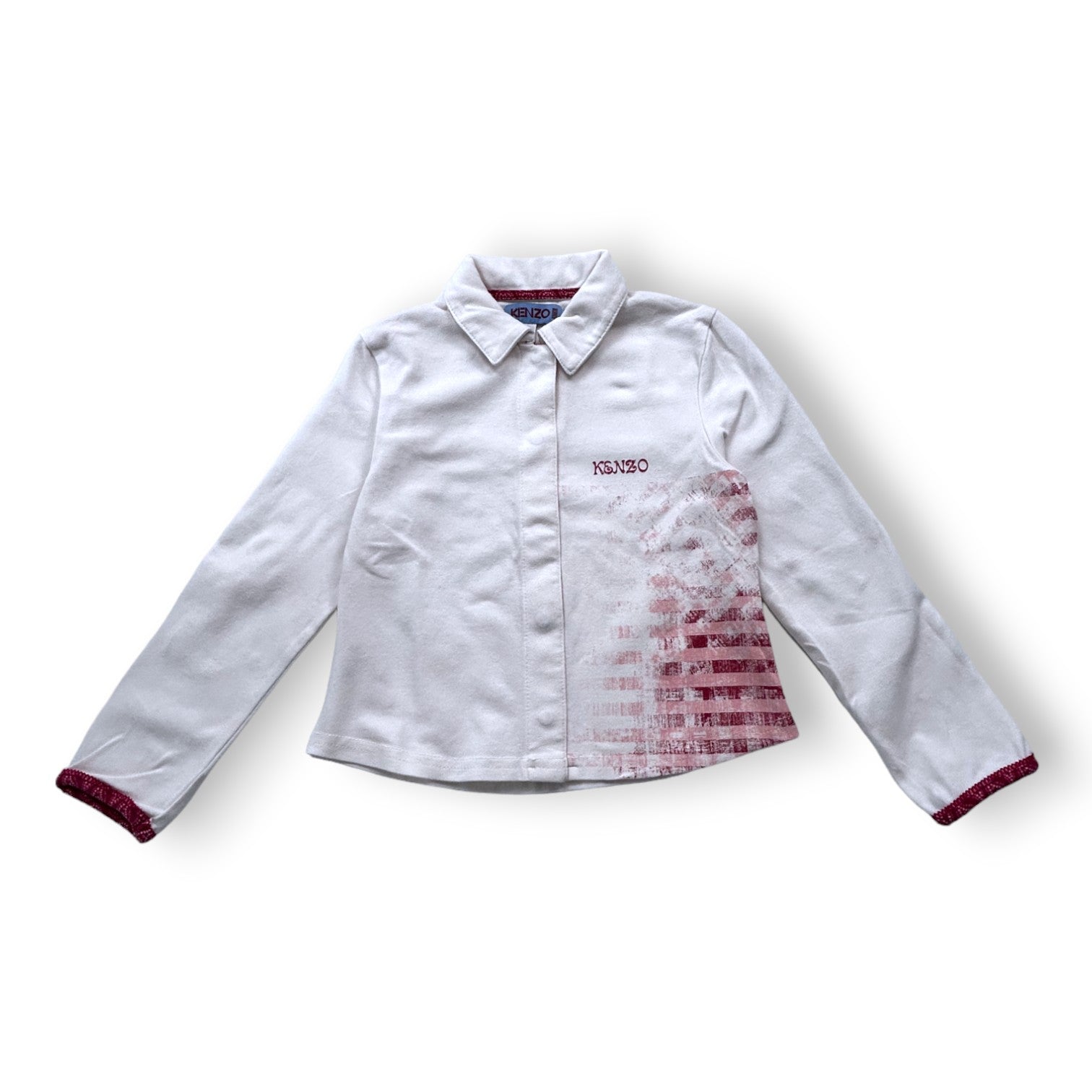 KENZO - Powder pink shirt with worn effect - 4 years